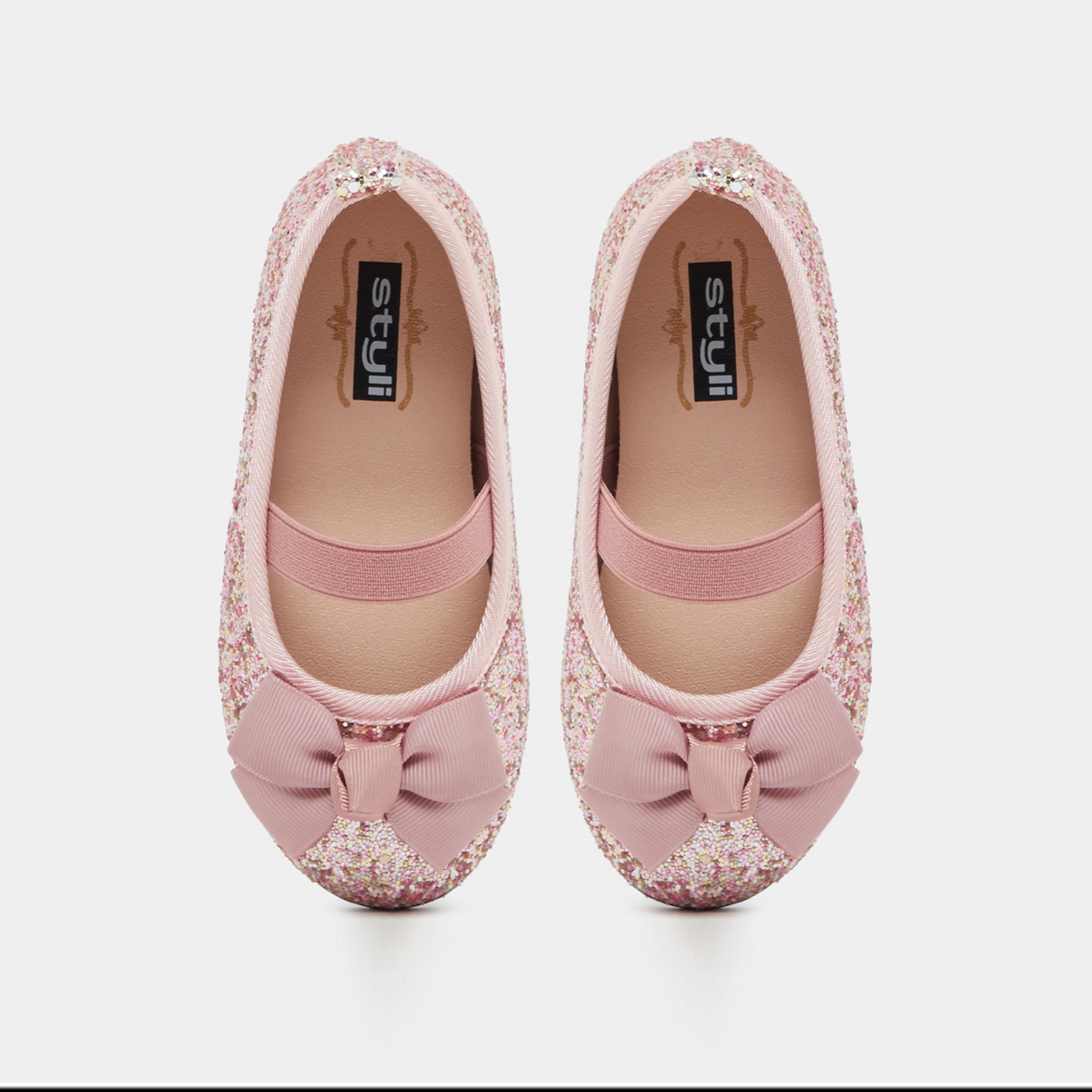 Styli Glittered Ballerina-girls-shoes-ballerinas-image-5