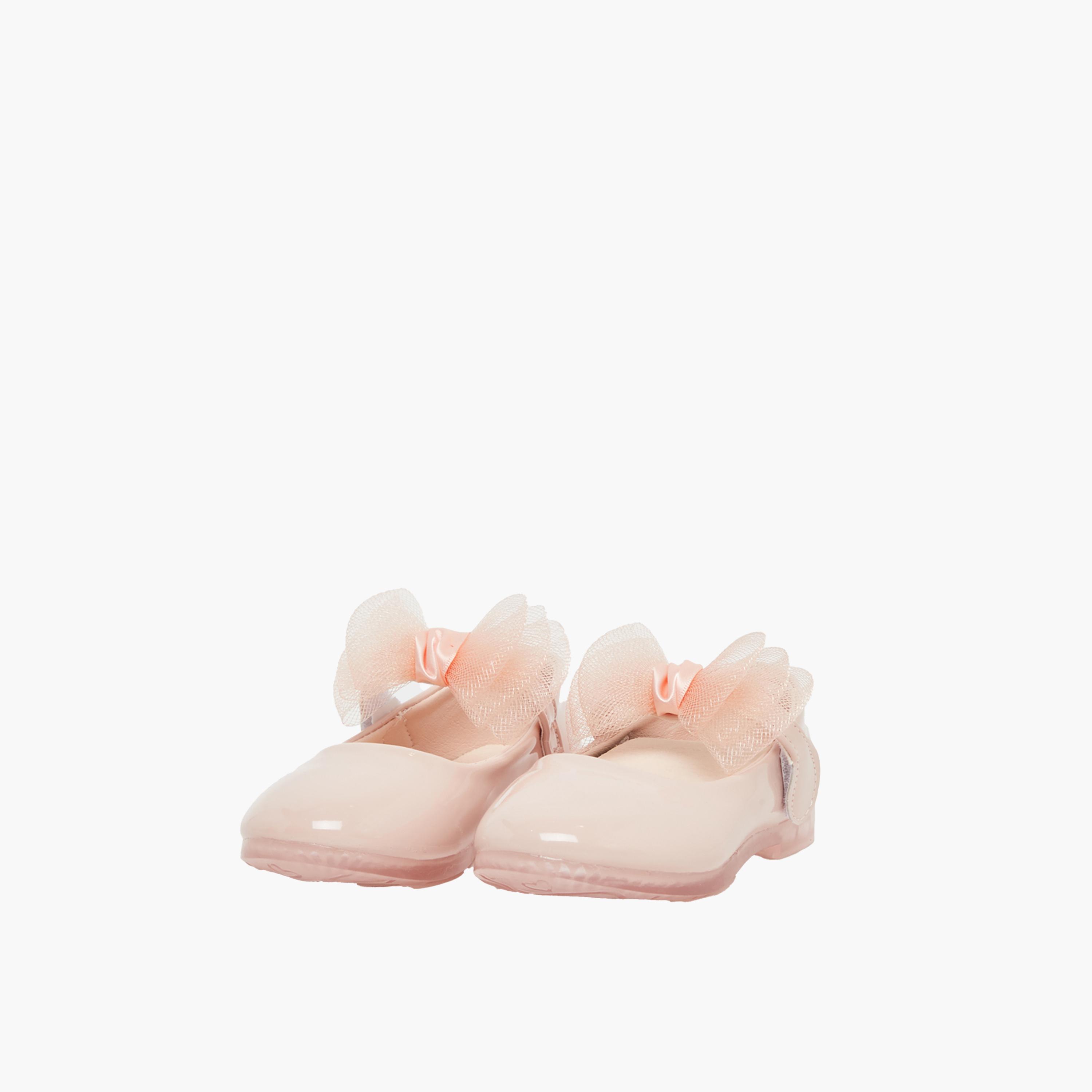 Styli Flower Corsage Flat Ballerinas Shoes-girls-shoes-ballerinas-image-1