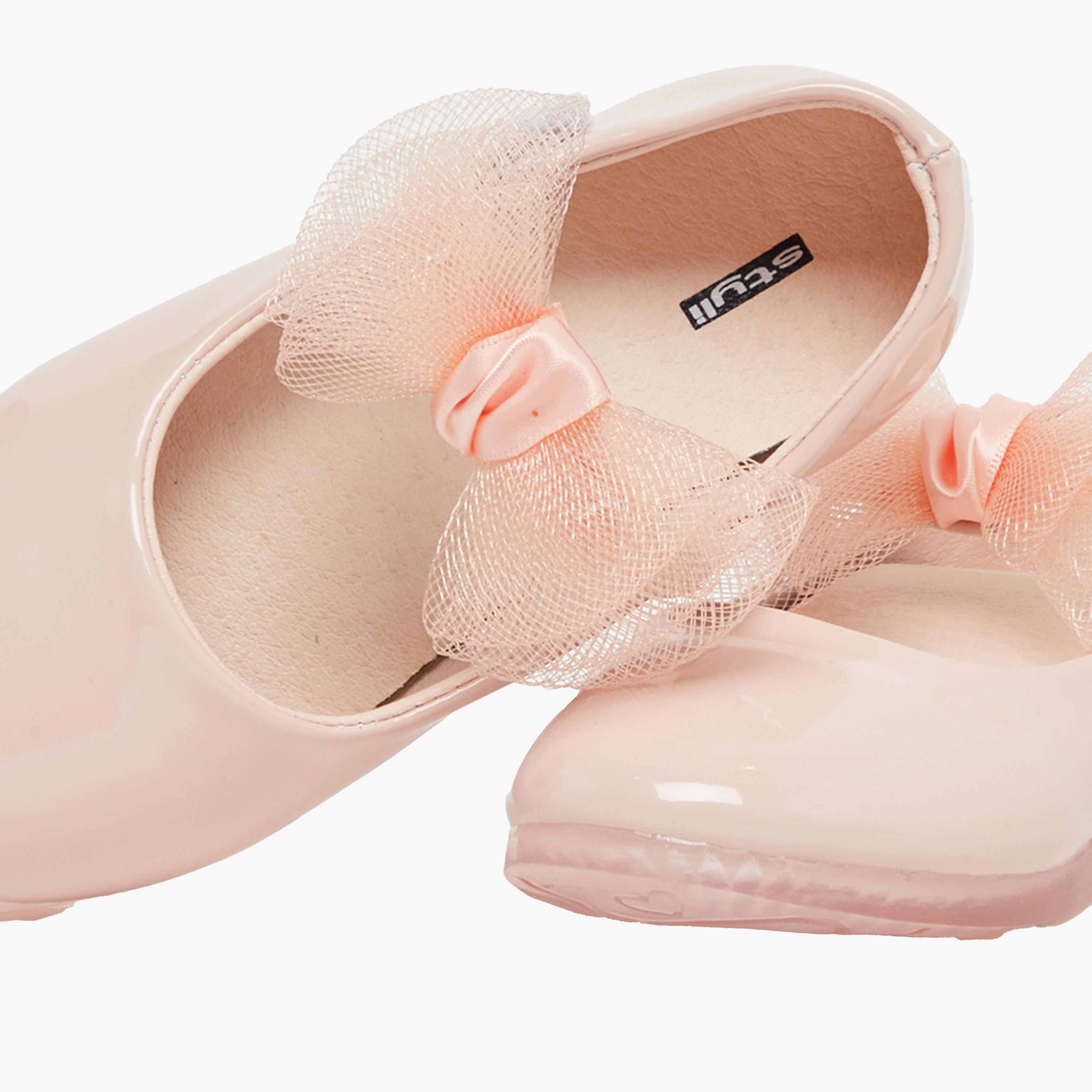 Styli Flower Corsage Flat Ballerinas Shoes-girls-shoes-ballerinas-image-3