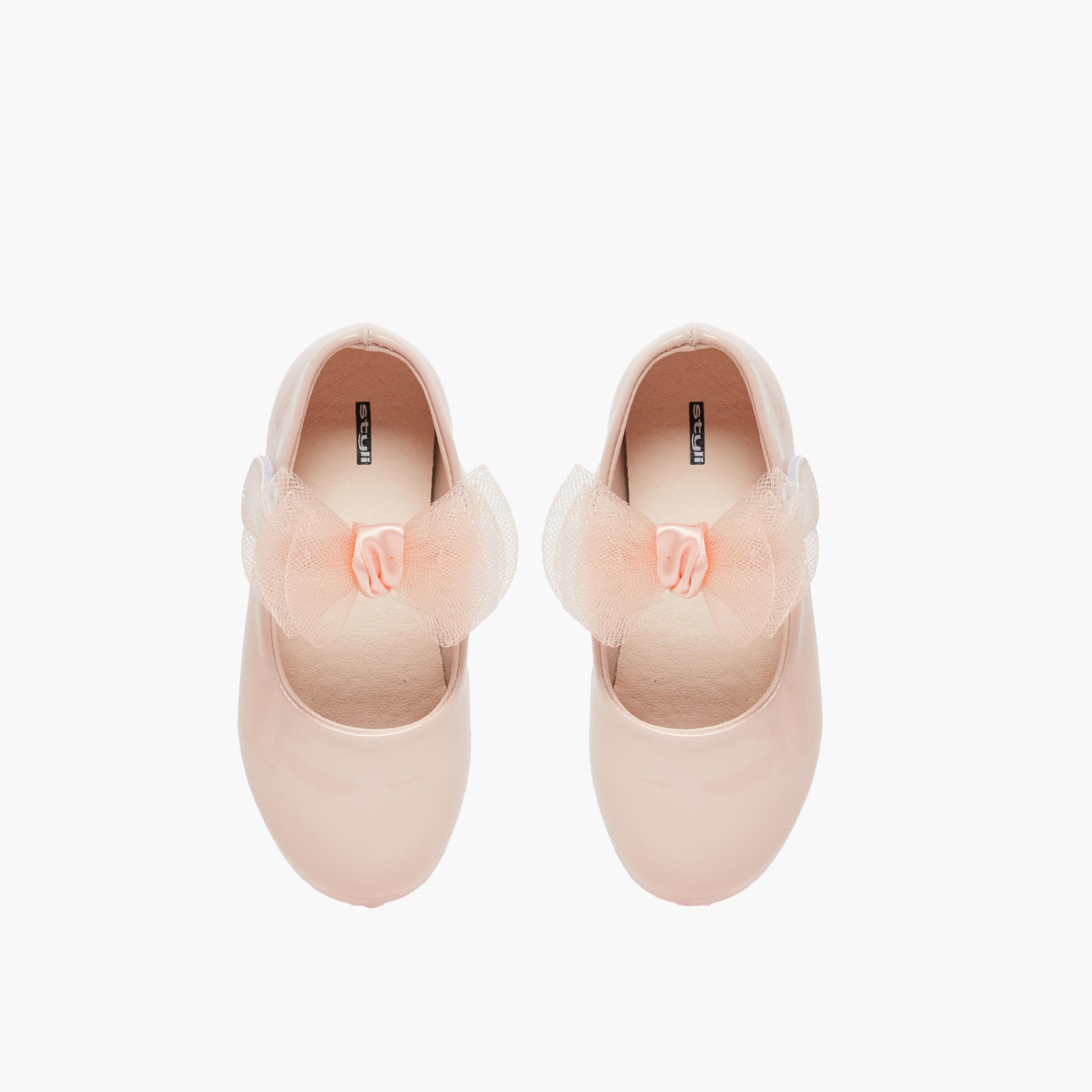 Styli Flower Corsage Flat Ballerinas Shoes-girls-shoes-ballerinas-image-5
