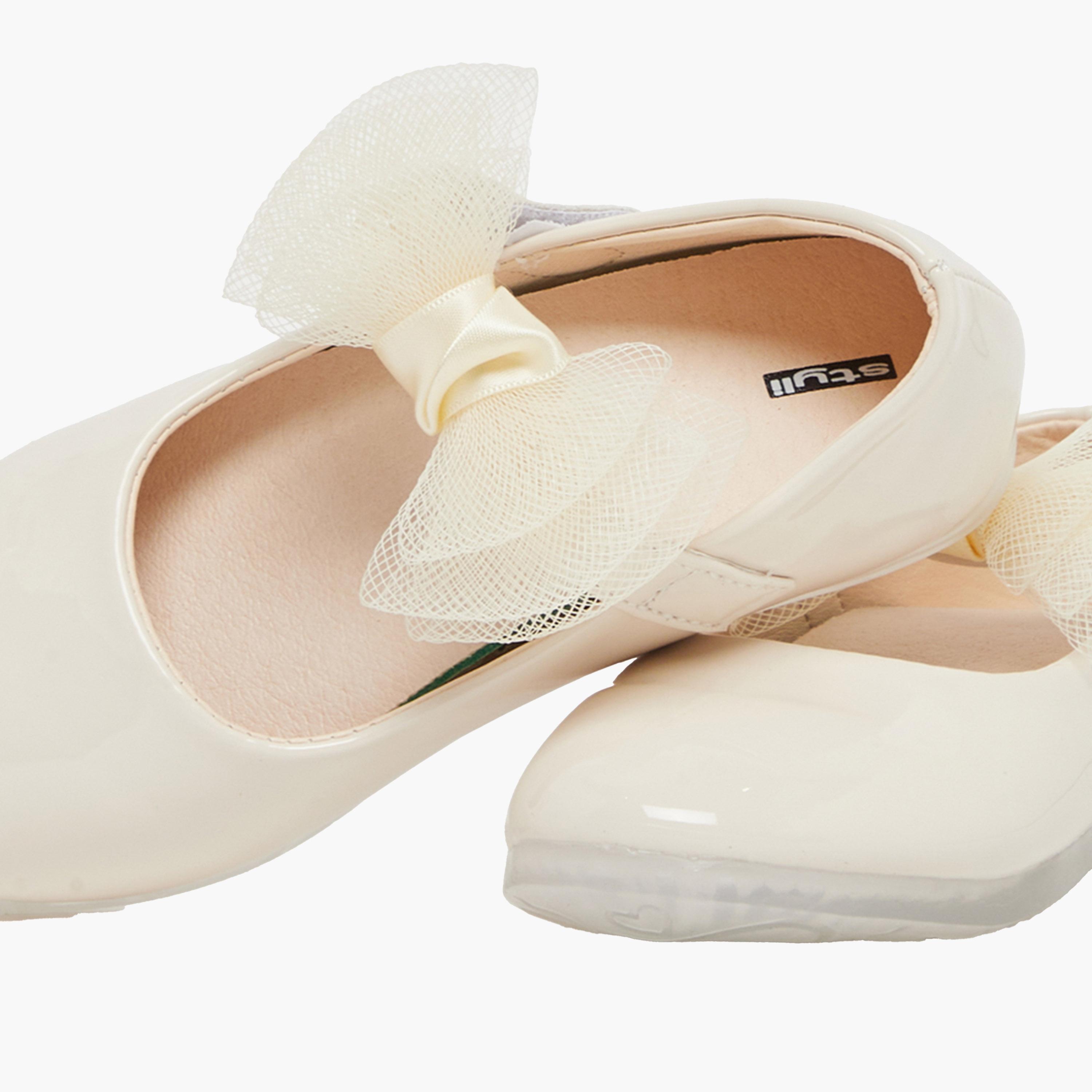 Styli Flower Corsage Flat Ballerinas Shoes-girls-shoes-ballerinas-image-3