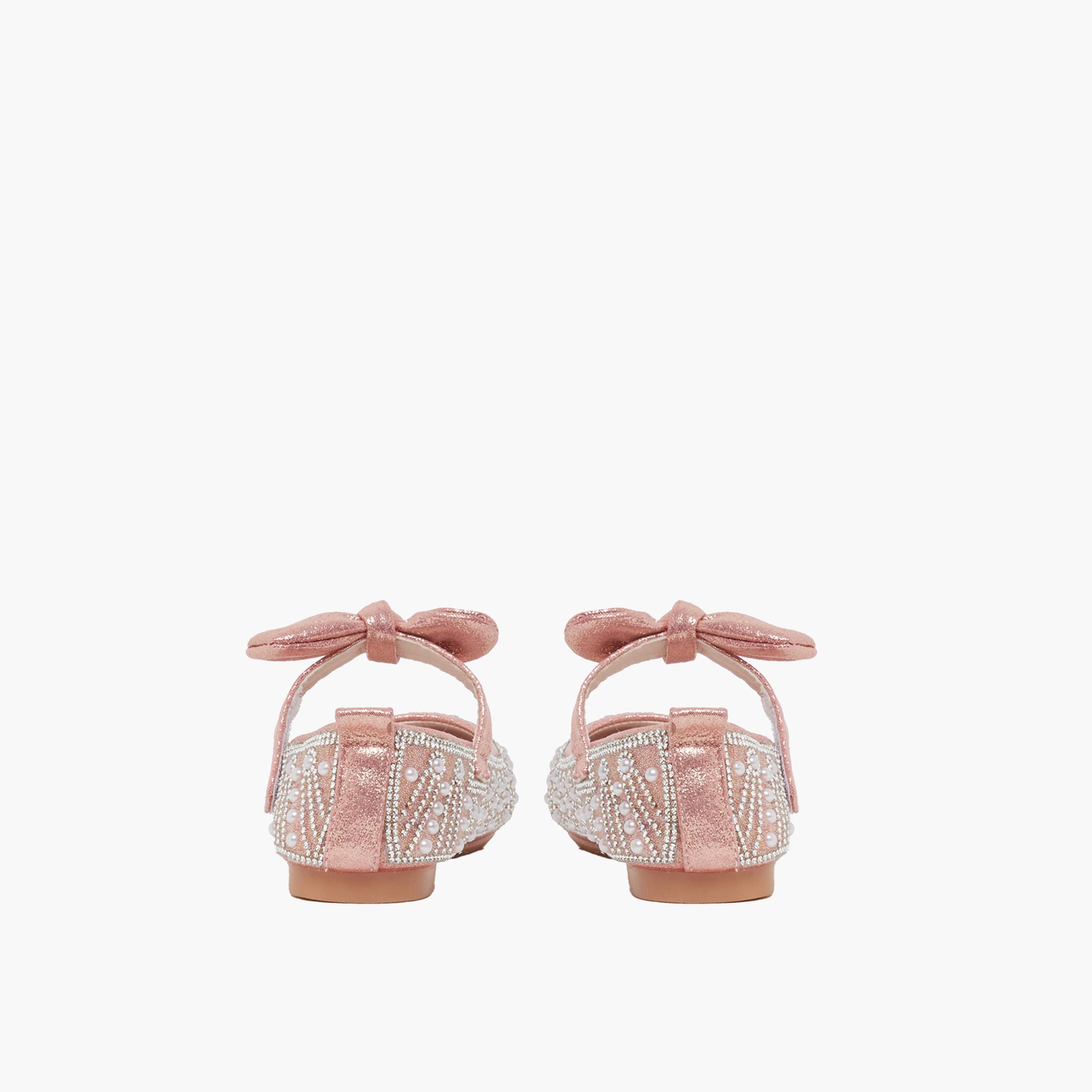 ستايلي-  حذاء باليرينا مزين بفيونكة-girls-shoes-ballerinas-image-4