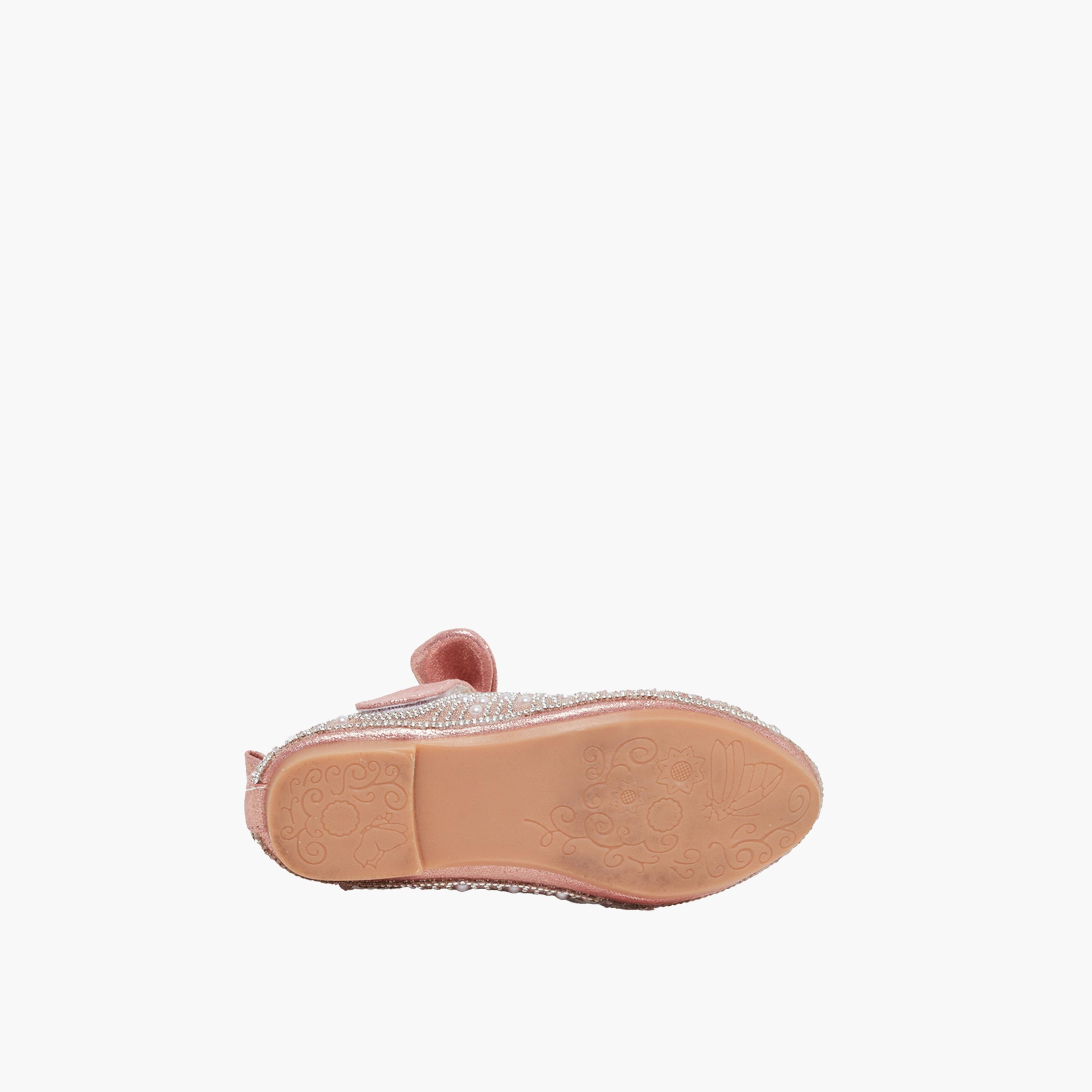 ستايلي-  حذاء باليرينا مزين بفيونكة-girls-shoes-ballerinas-image-6