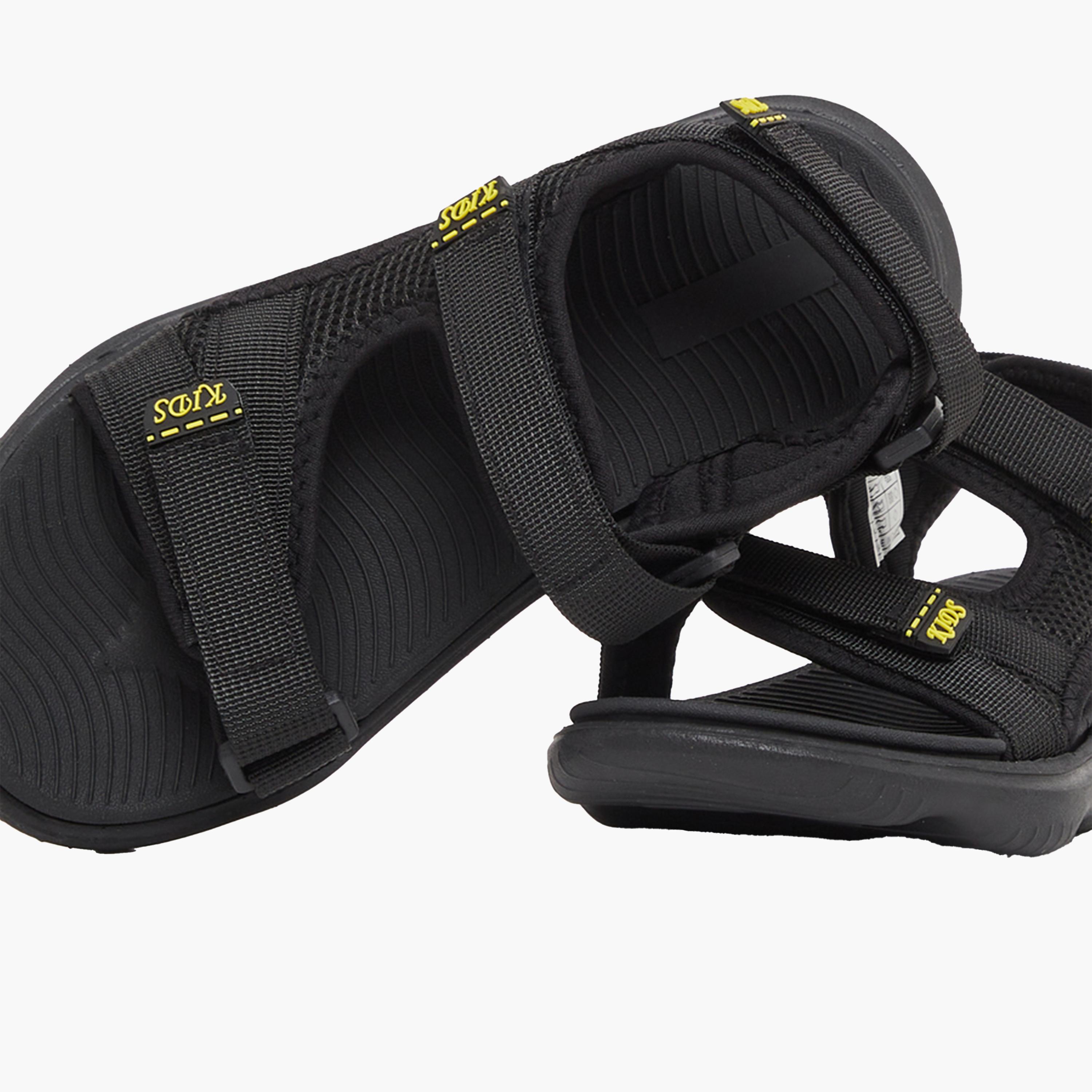 Styli Comfort Sandals with Hook and Loop Closure-boys-shoes-sandals-image-3