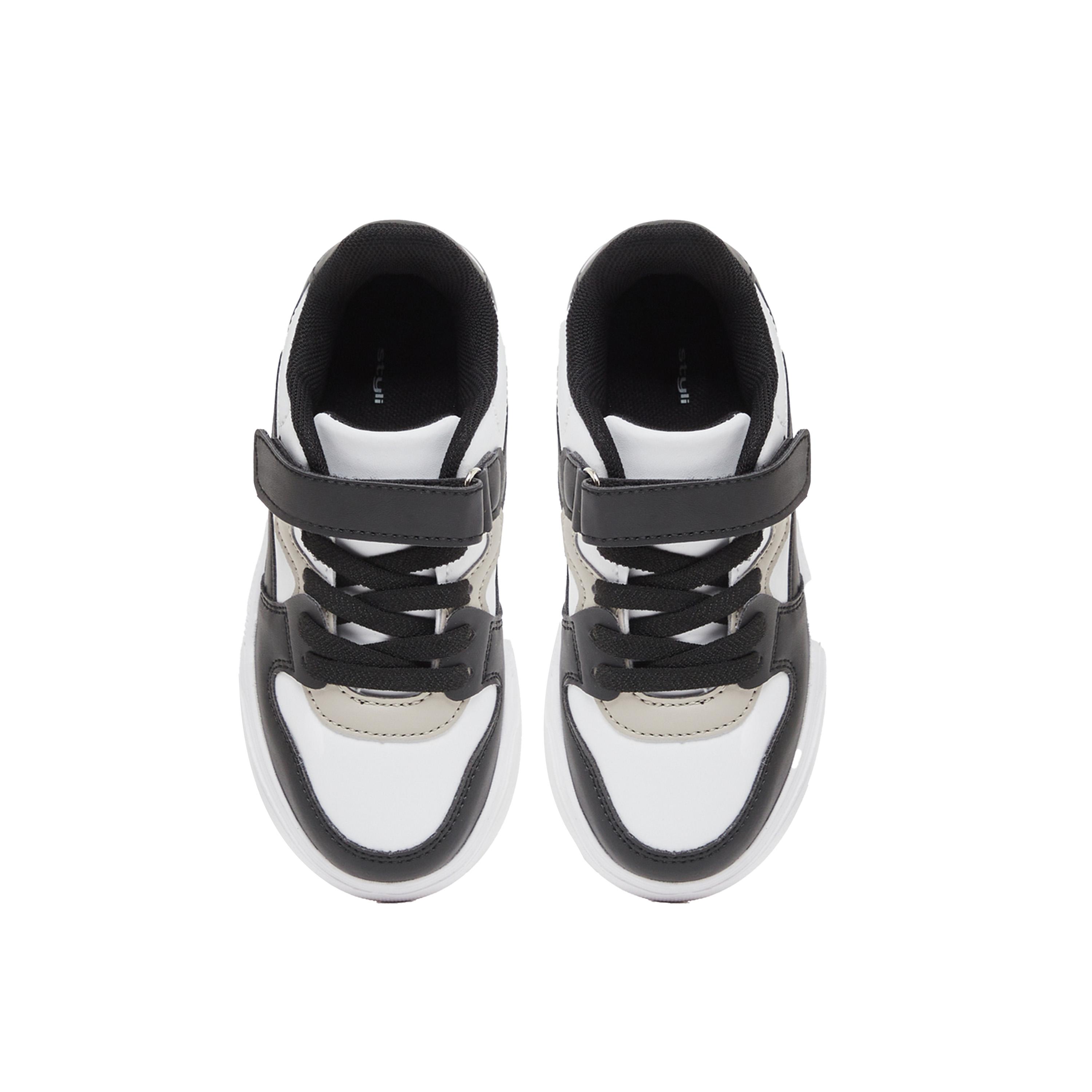 Styli Color Block Low Top Trainer Shoes with Velcro Closure-boys-shoes-sneakers-image-5