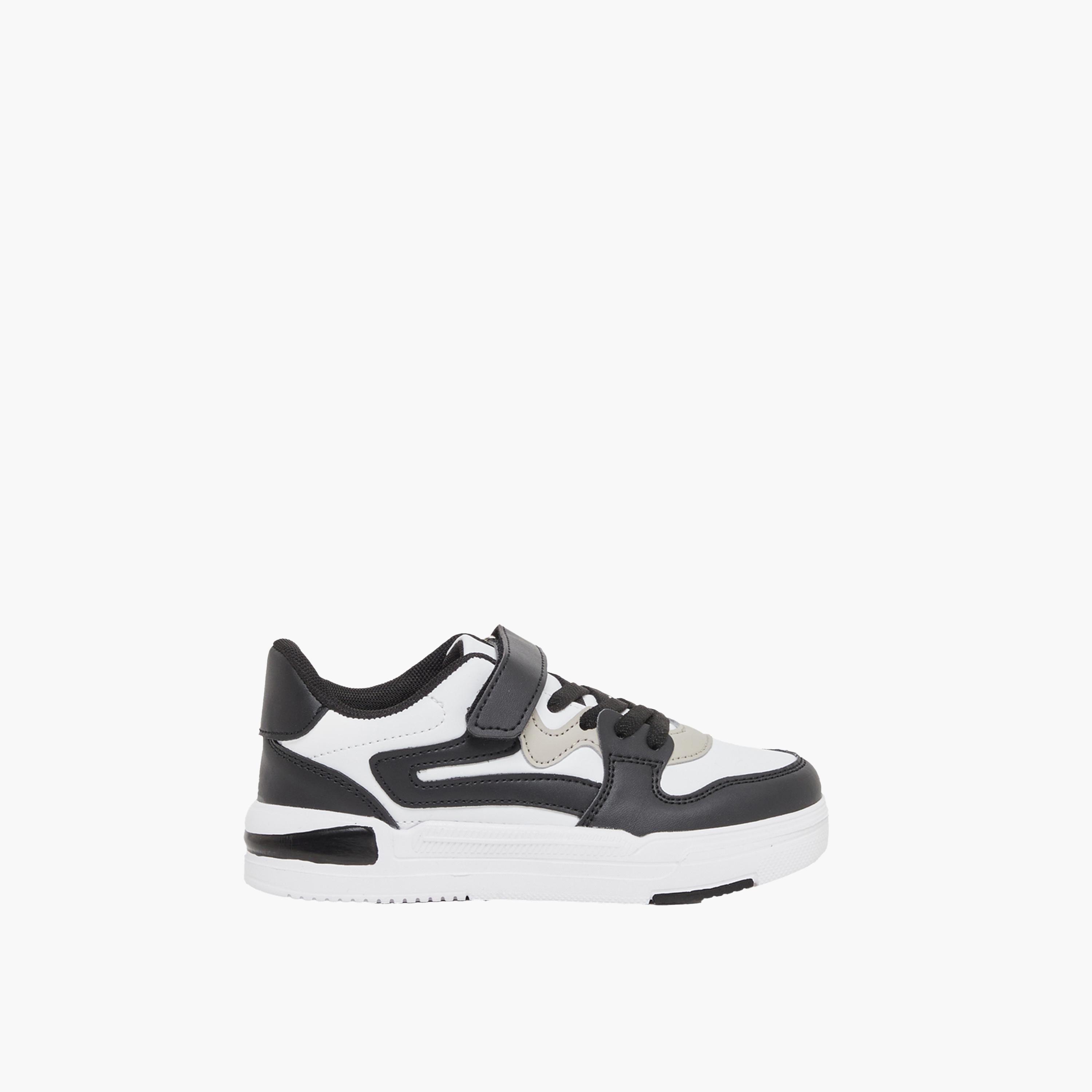 Styli Color Block Round Toe Sneakers-boys-shoes-sneakers-image-1