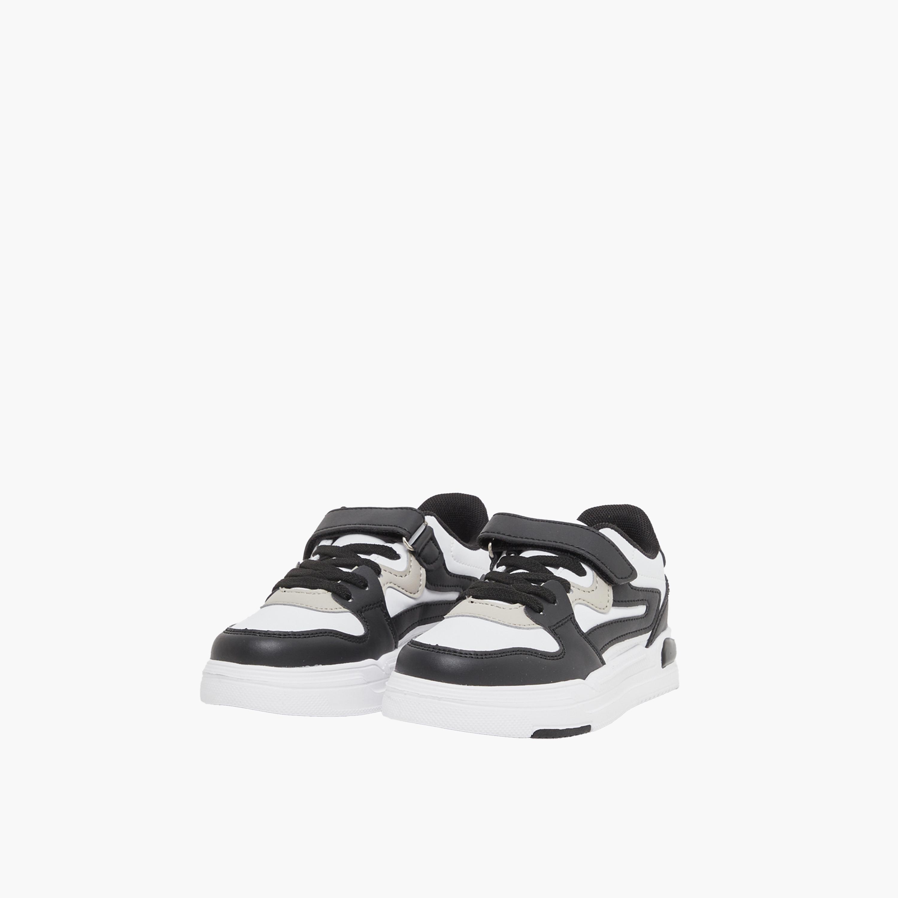 Styli Color Block Round Toe Sneakers-boys-shoes-sneakers-image-2