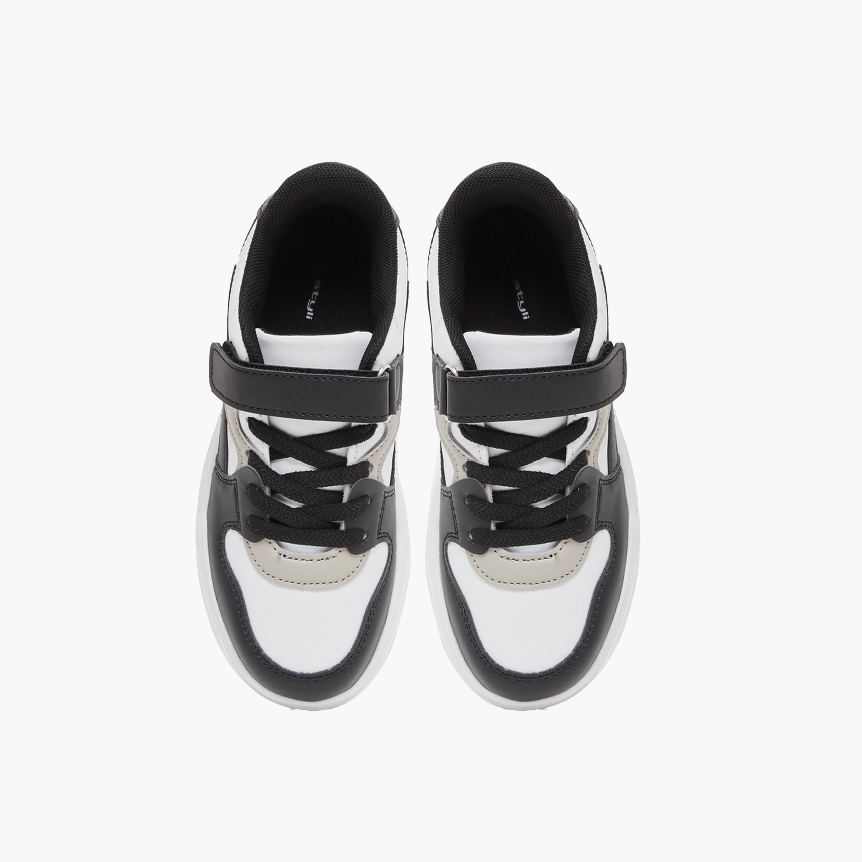 Styli Color Block Round Toe Sneakers-boys-shoes-sneakers-image-5