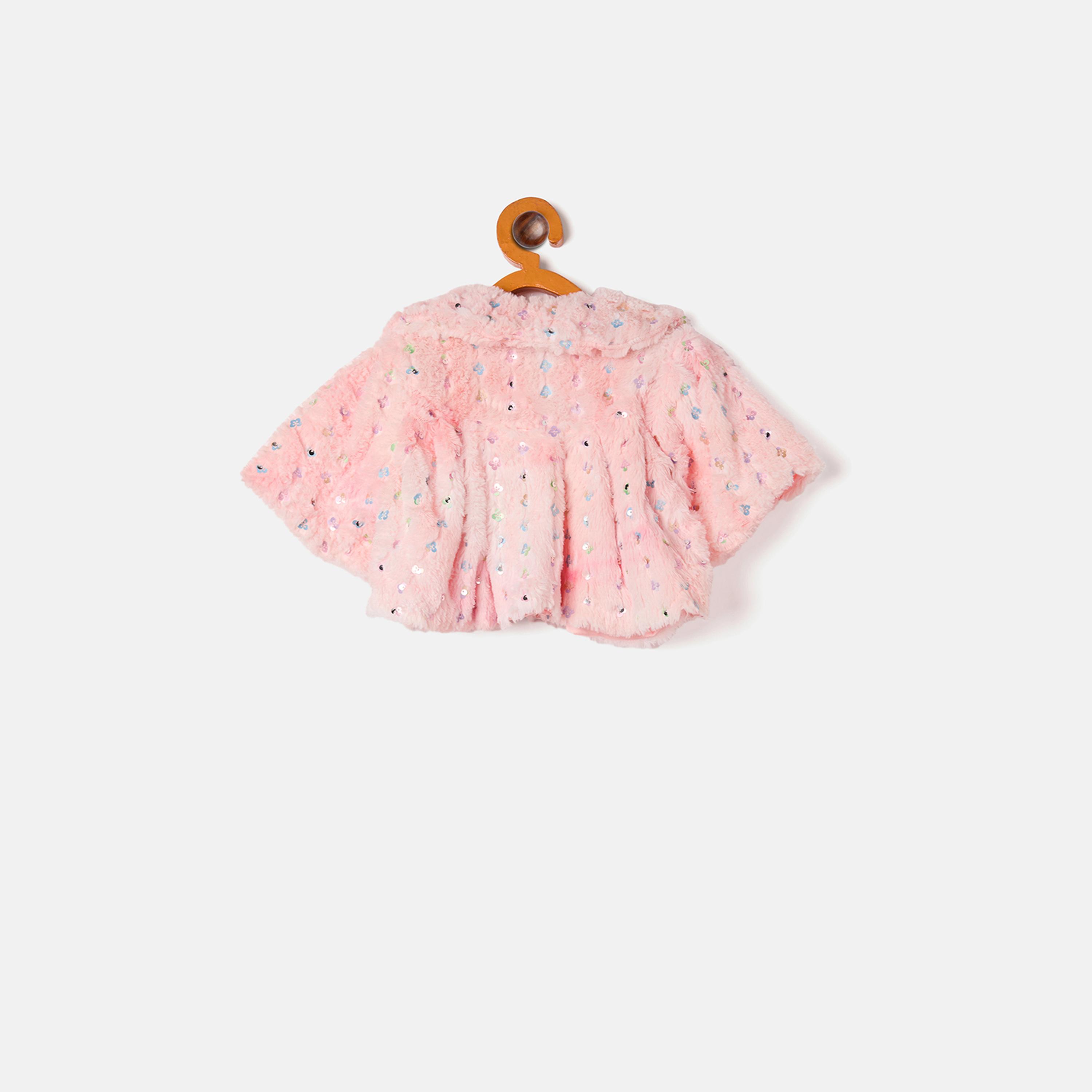 ستايلو باغ × ستايلي - سترة قصيرة مزينة بطول الخصر للبنات - برتقالي-girls-clothing-blousesandshirts-image-3