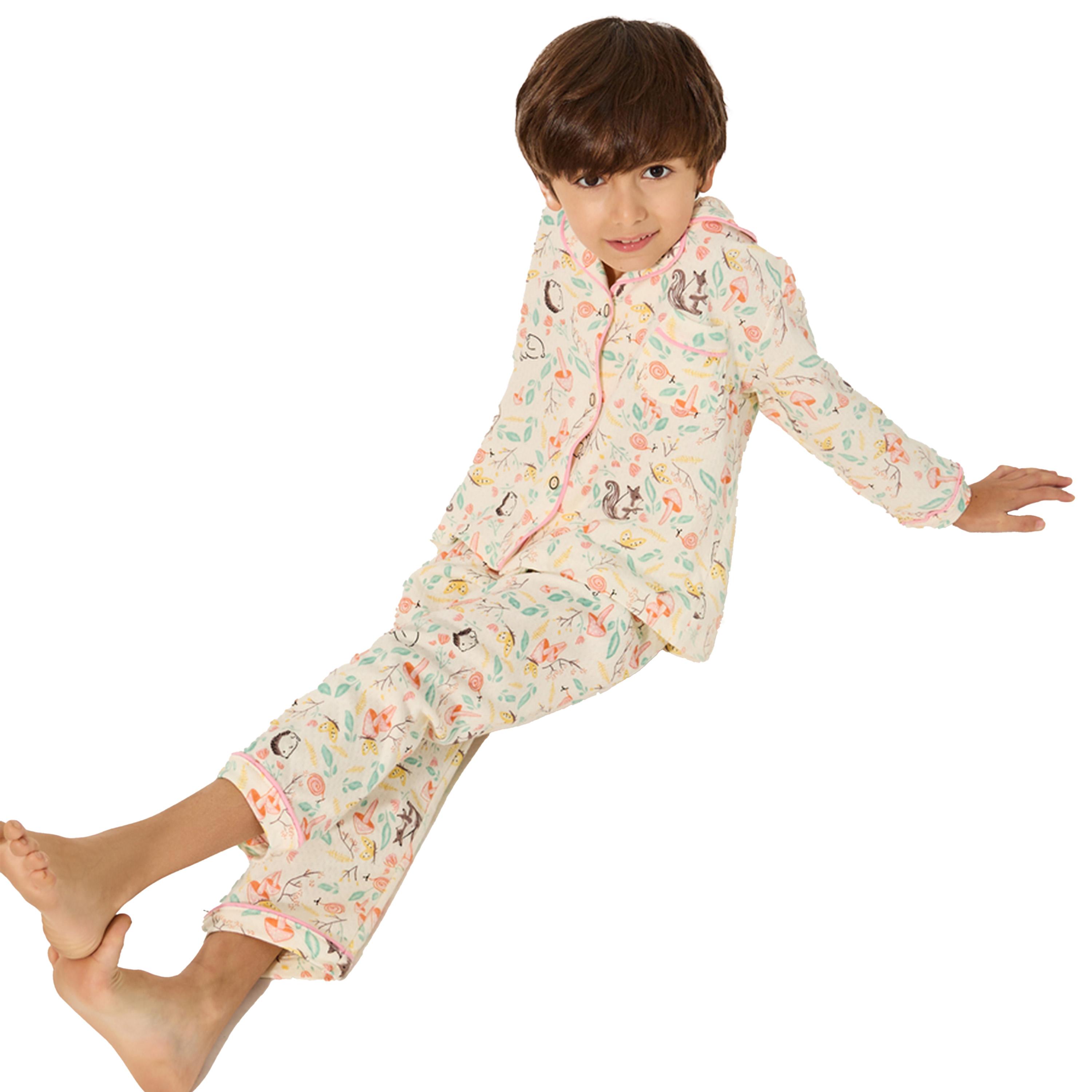 Styli All-Over Print Shirt and Pyjama Set-boys-clothing-nightwear-image-5