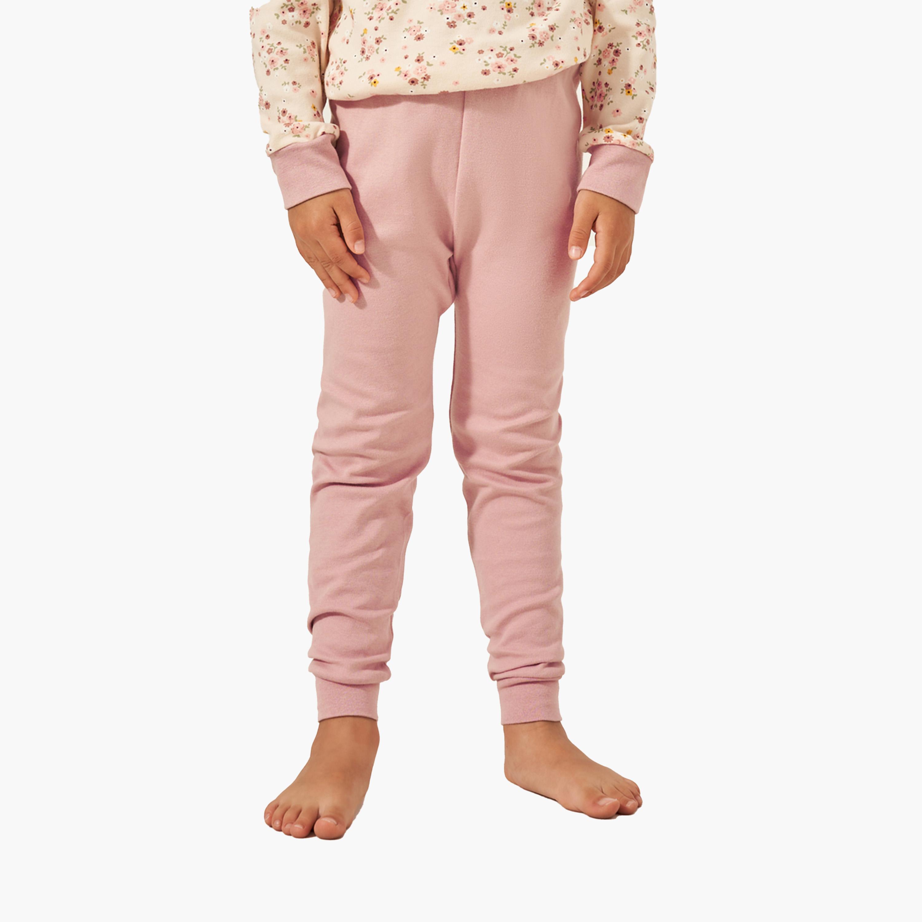 ستايلي-  بيجاما تي شيرت قطني مطبوع عليه زهور-girls-clothing-nightwear-image-4