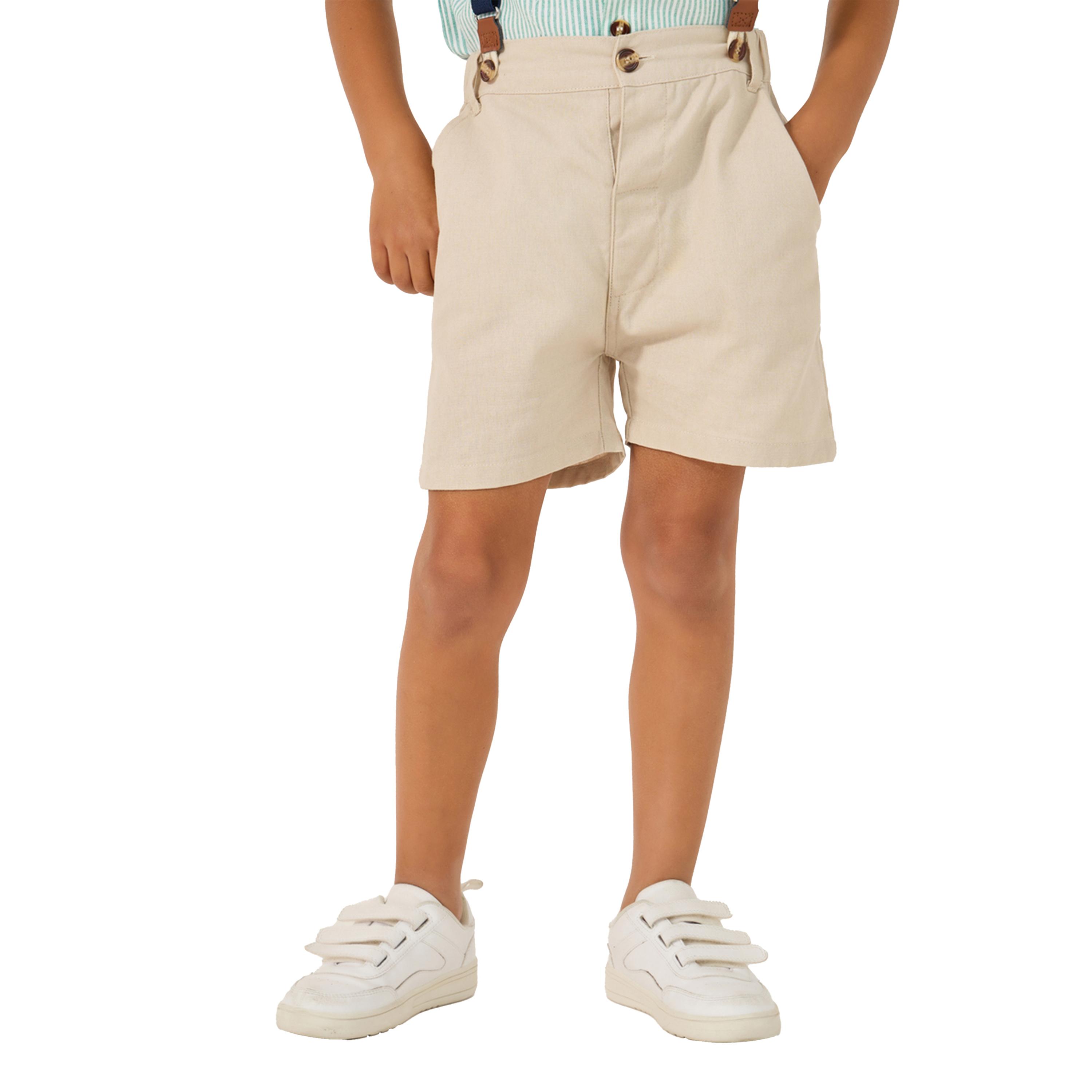 Styli Collared Shirt with Bow, Shorts and Suspender-boys-clothing-setsandcoords-image-3