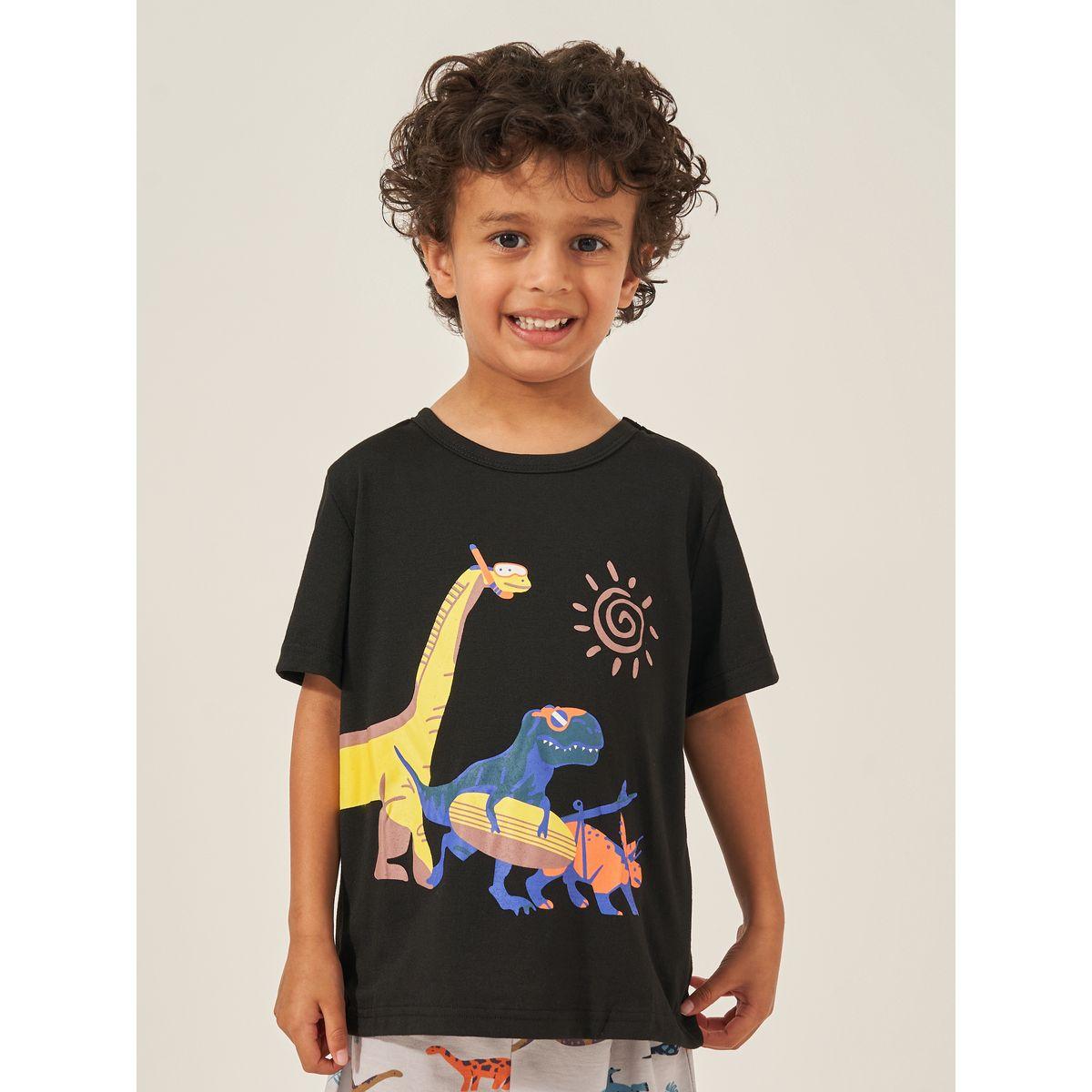 Styli Printed T-Shirt and Shorts Set-boys-clothing-setsandcoords-image-2