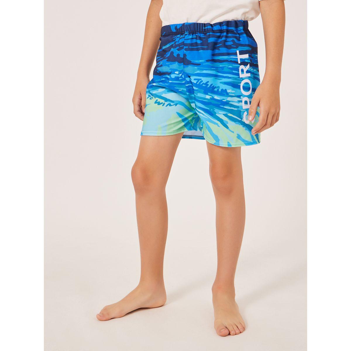 شورت سباحة مطبع مع خصر مطاطي-sports-boys-clothing-swimwear-image-1