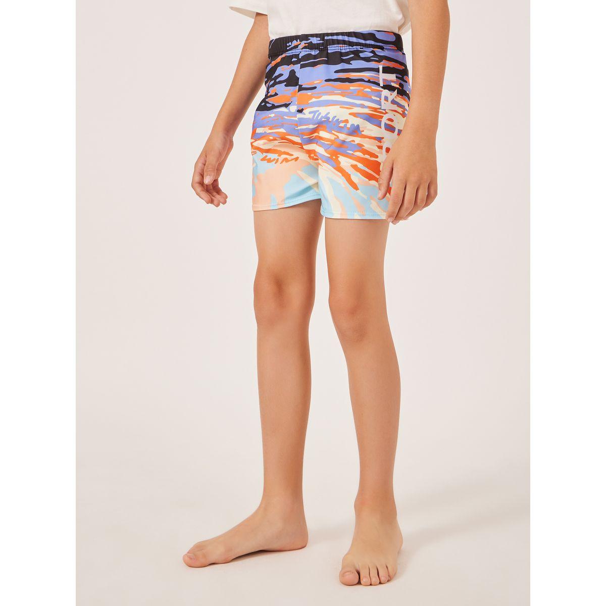 شورت سباحة مطبع بالكامل مع خصر مطاطي-sports-boys-clothing-swimwear-image-1