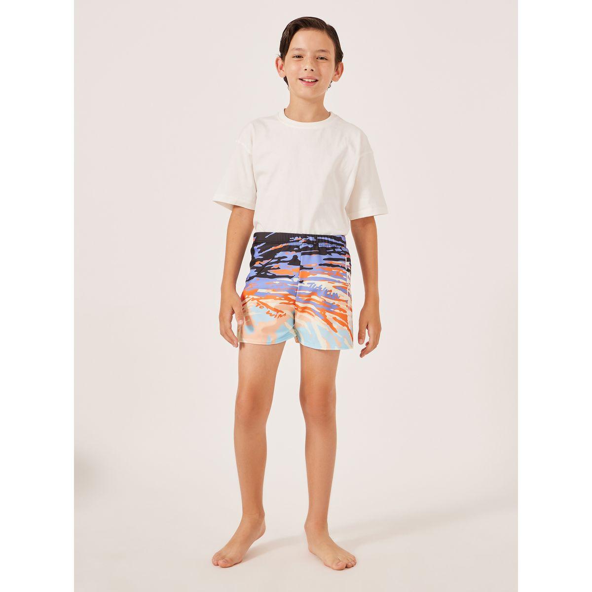 شورت سباحة مطبع بالكامل مع خصر مطاطي-sports-boys-clothing-swimwear-image-2