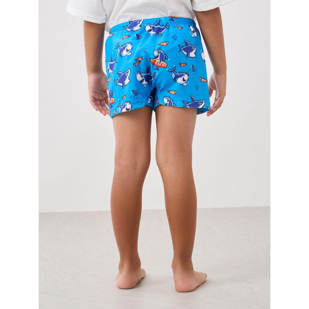 Styli Graphic Print Swim Shorts with Hat-sports-boys-clothing-swimwear-image-5