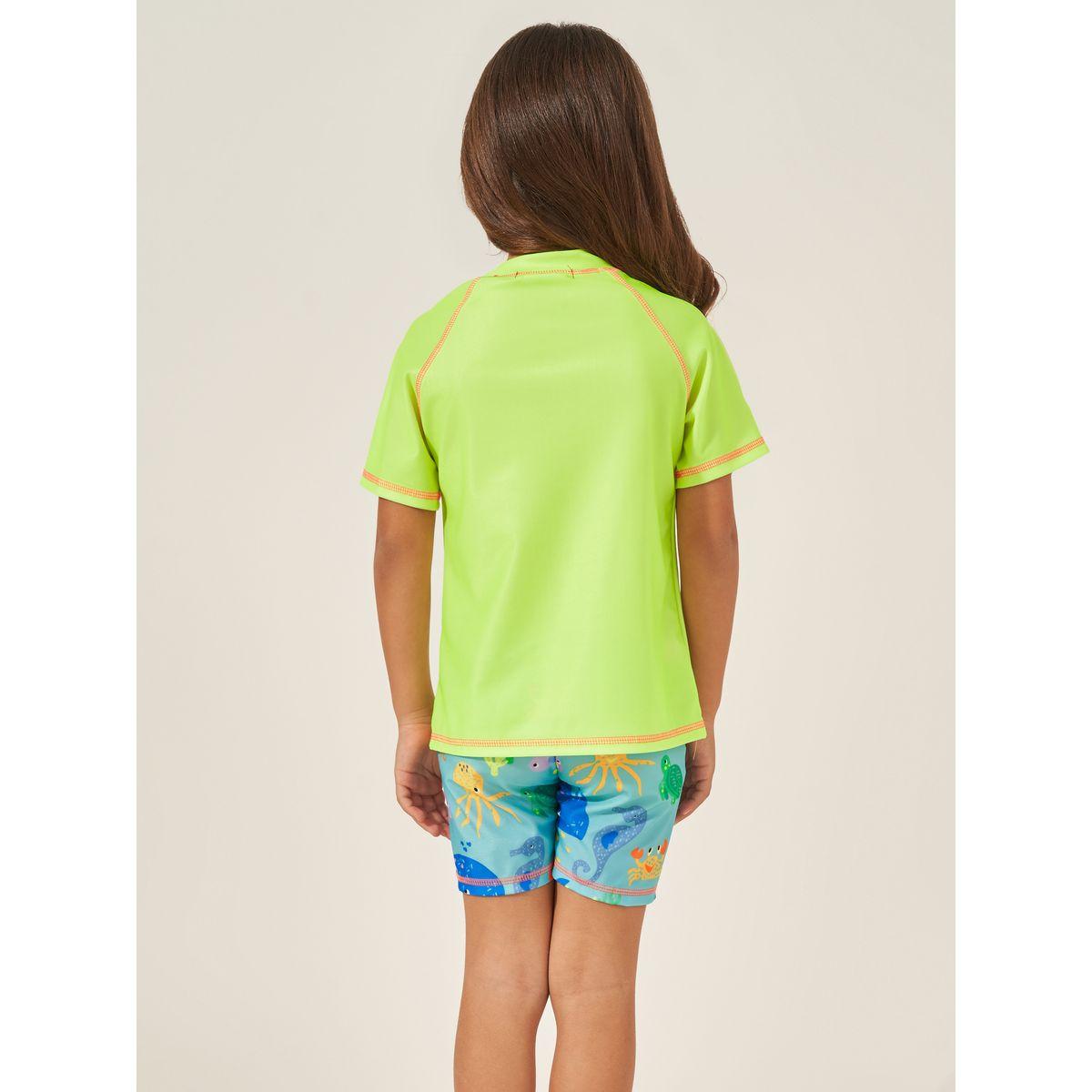 Styli Kids Multicolor Octopus Graphic Swimsuit-sports-girls-clothing-tops-image-4