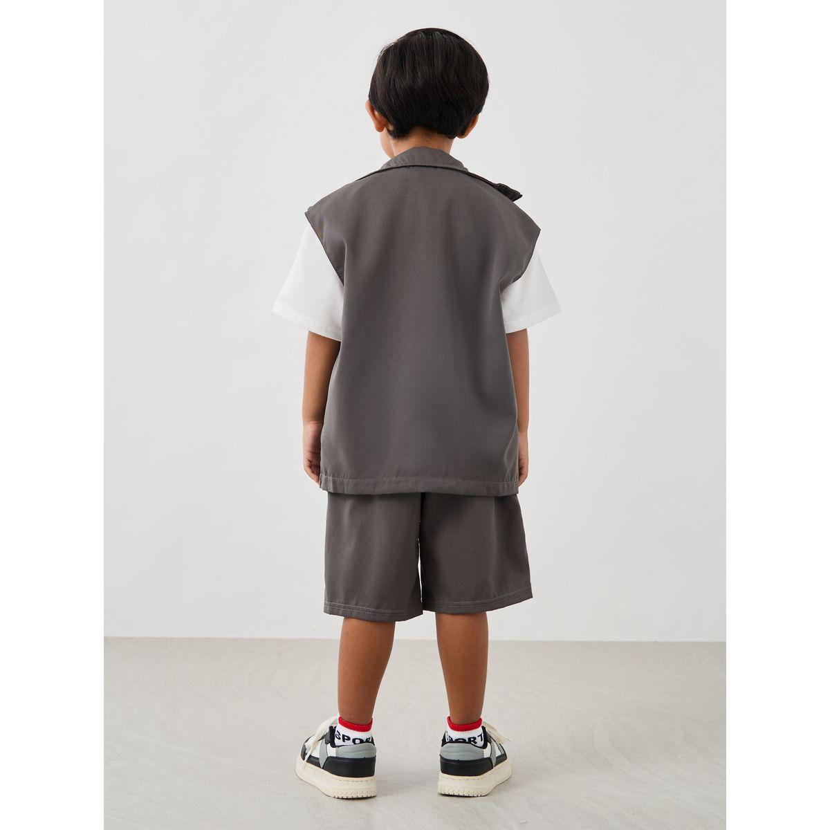 مجموعة من شورت وجاكيت مع تيشيرت بأكمام قصيرة-boys-clothing-setsandcoords-image-5