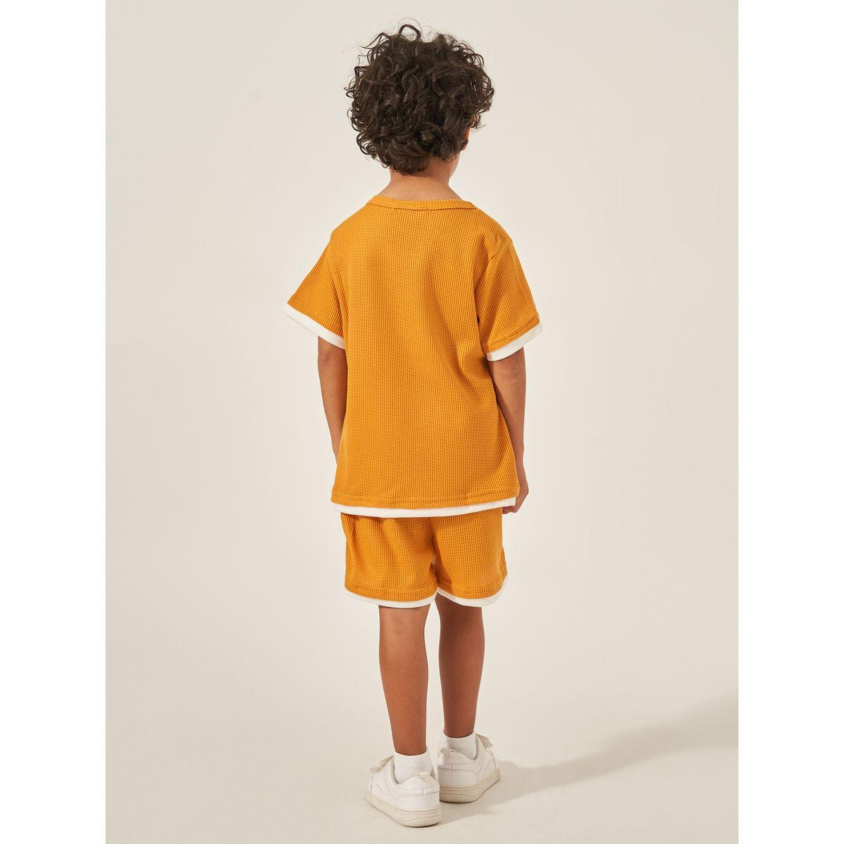 Styli Short Sleeve T-Shirt and Shorts Set-boys-clothing-setsandcoords-image-5