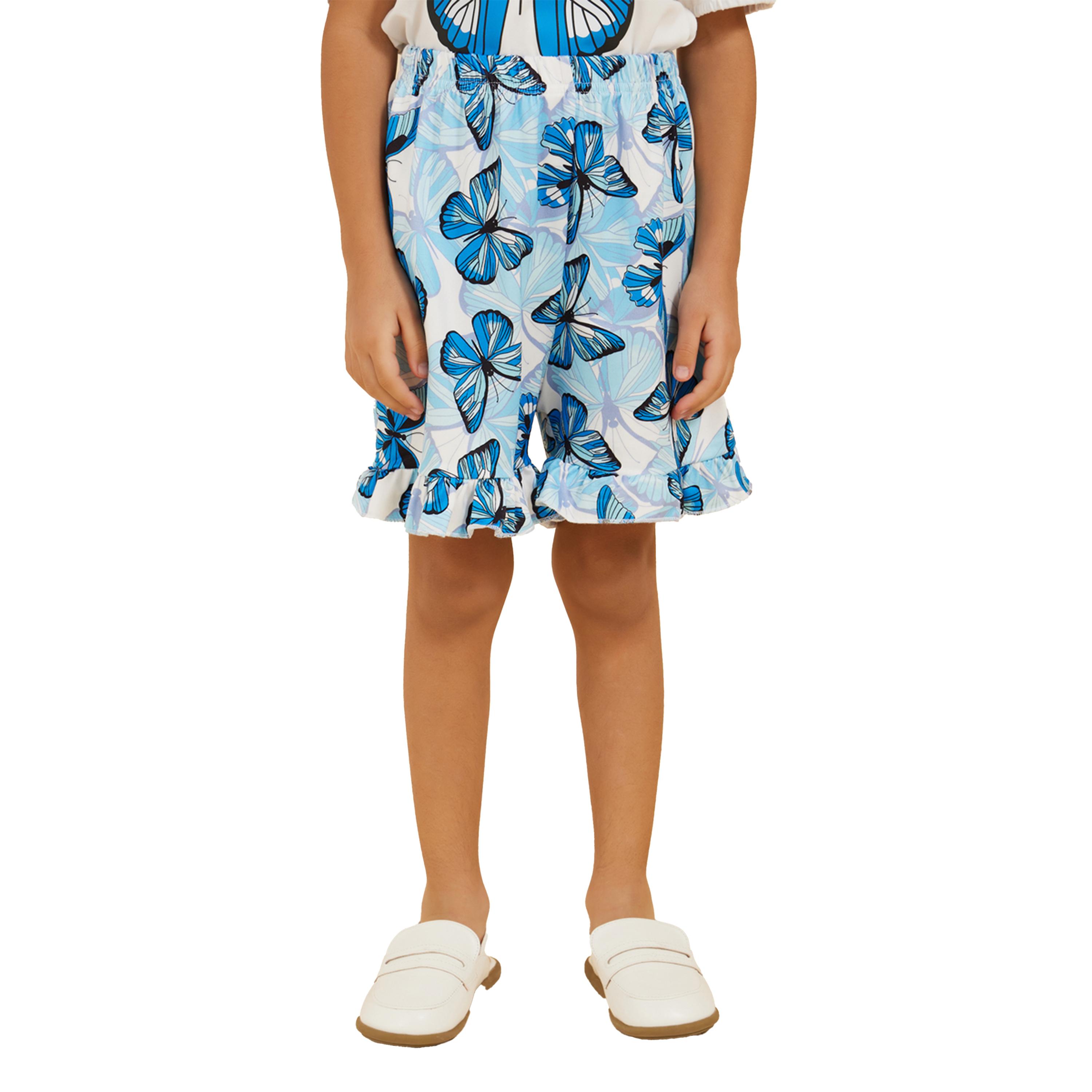 Styli Graphic Print T-Shirt and Ruffle Trim Shorts Set-girls-clothing-setsandcoords-image-6