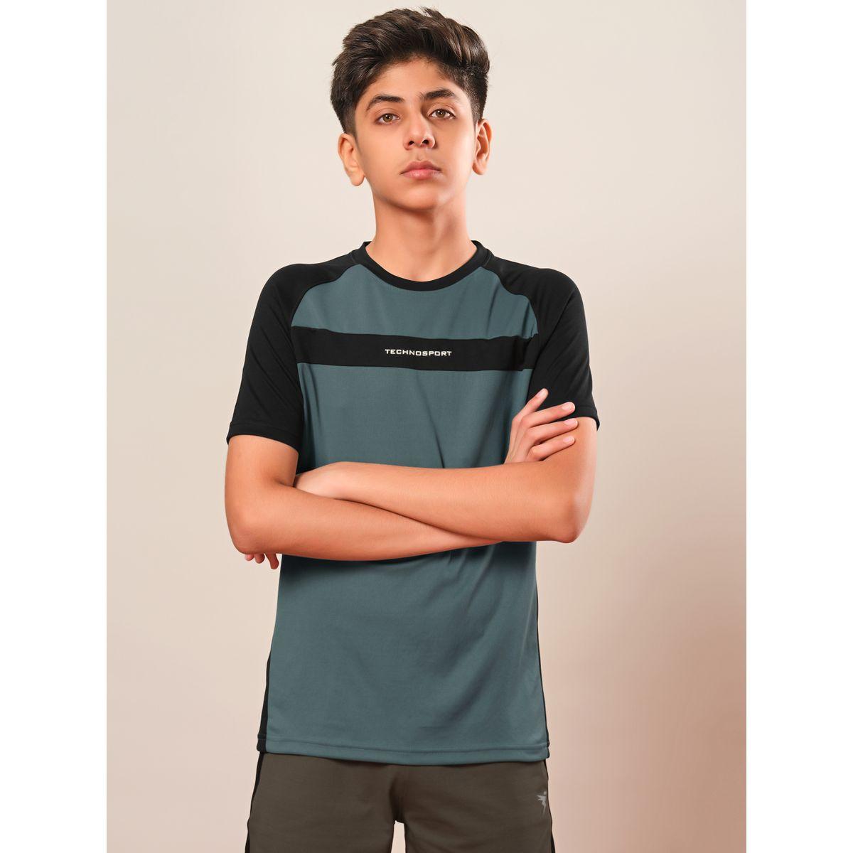 Technosport Boys Color Block Raglan Sleeves T-Shirt-boys-clothing-tshirtsandpolos-image-2