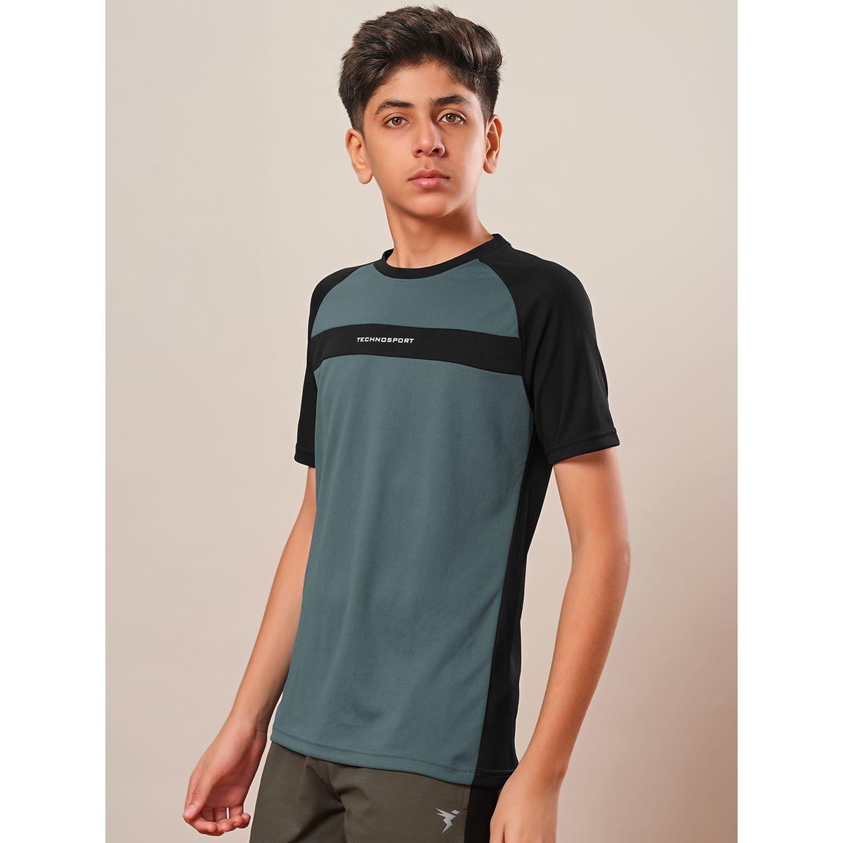 Technosport Boys Color Block Raglan Sleeves T-Shirt-boys-clothing-tshirtsandpolos-image-3