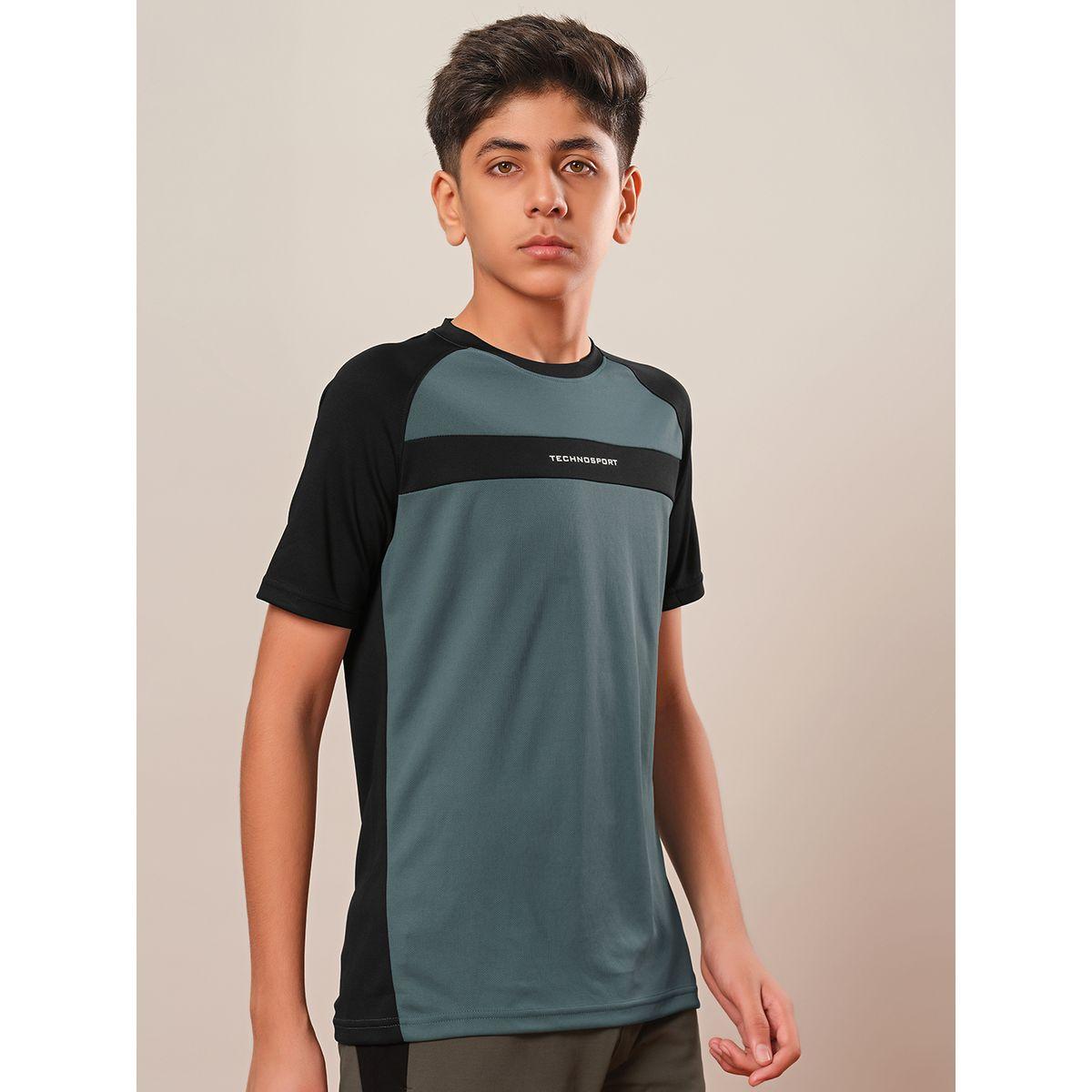 Technosport Boys Color Block Raglan Sleeves T-Shirt-boys-clothing-tshirtsandpolos-image-4