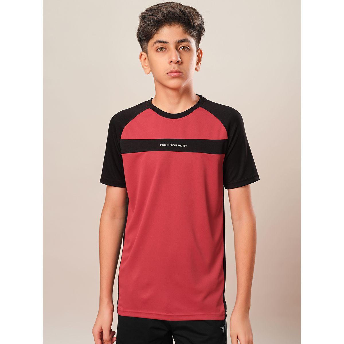 Technosport Boys Color Block Raglan Sleeves T-Shirt-boys-clothing-tshirtsandpolos-image-1
