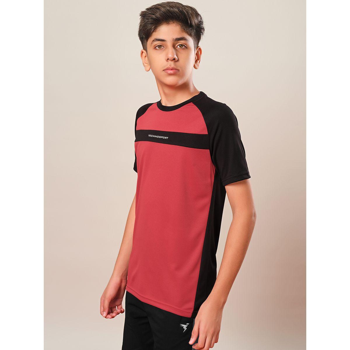 تيشيرت بنمط كتل الالوان وأكمام ريجلان-boys-clothing-tshirtsandpolos-image-2