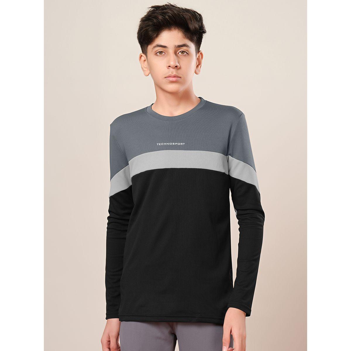Technosport Color Block Long Sleeve T-Shirt-boys-clothing-tshirtsandpolos-image-3