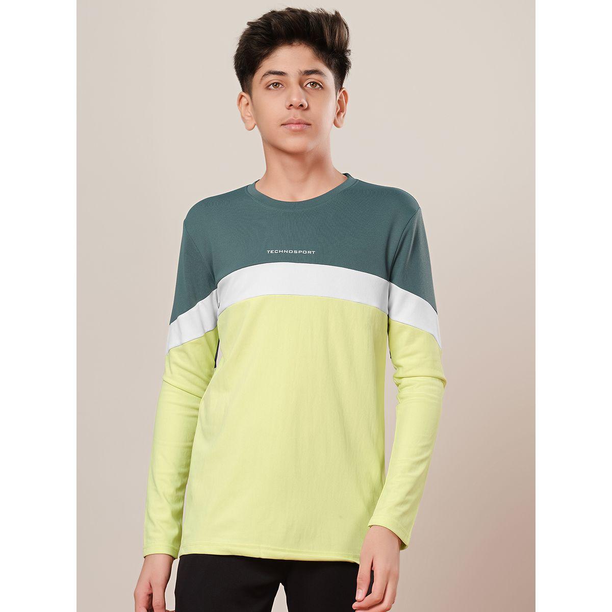 Technosport Color Block Long Sleeve T-Shirt-boys-clothing-tshirtsandpolos-image-1