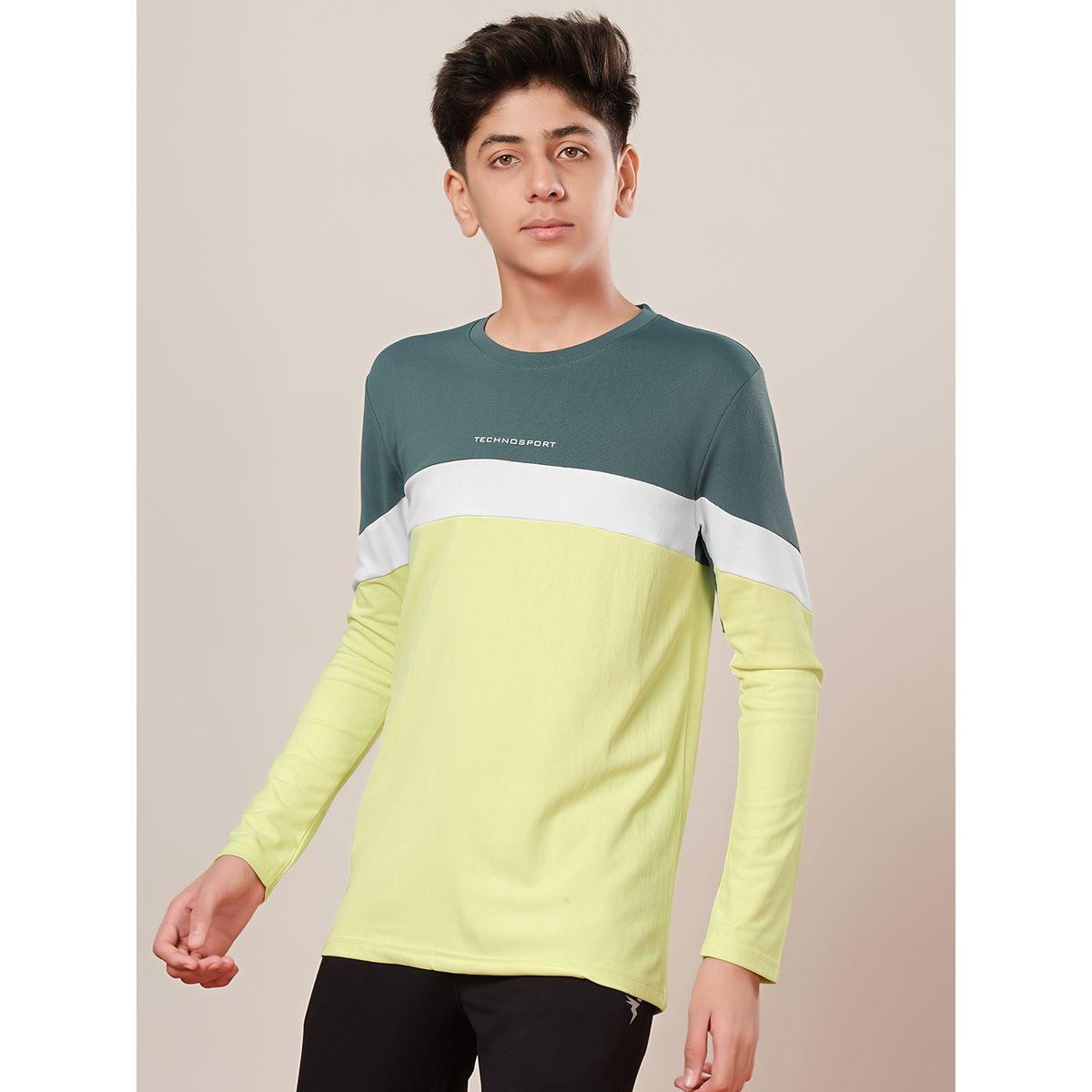 Technosport Color Block Long Sleeve T-Shirt-boys-clothing-tshirtsandpolos-image-2