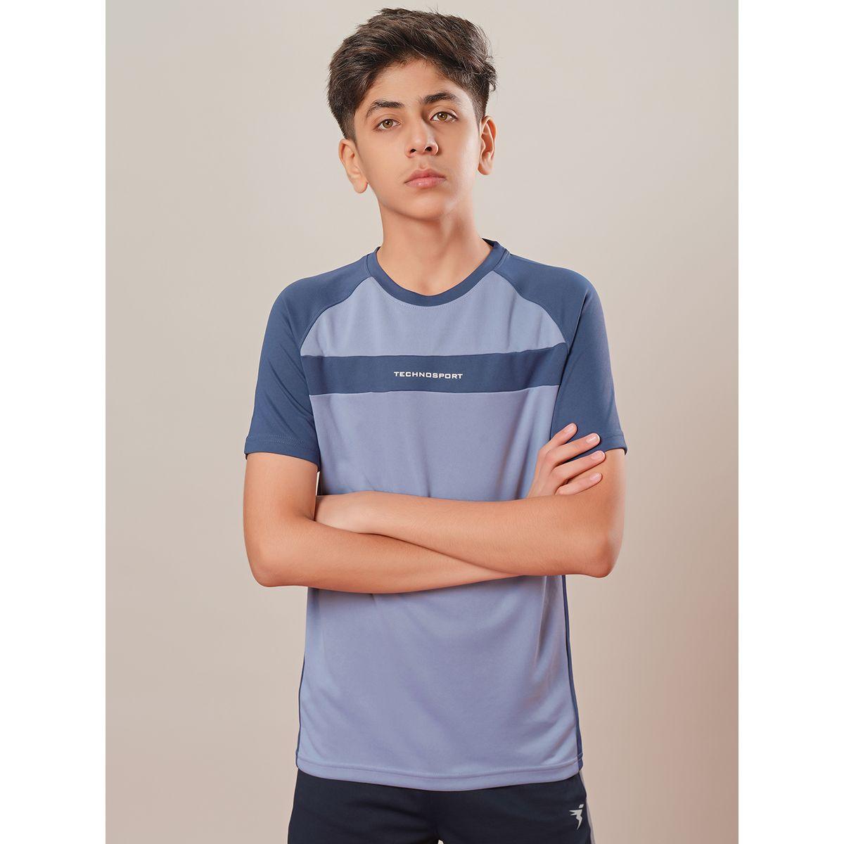 Technosport Color Block Raglan Sleeve Regular Fit T-Shirt-boys-clothing-tshirtsandpolos-image-1