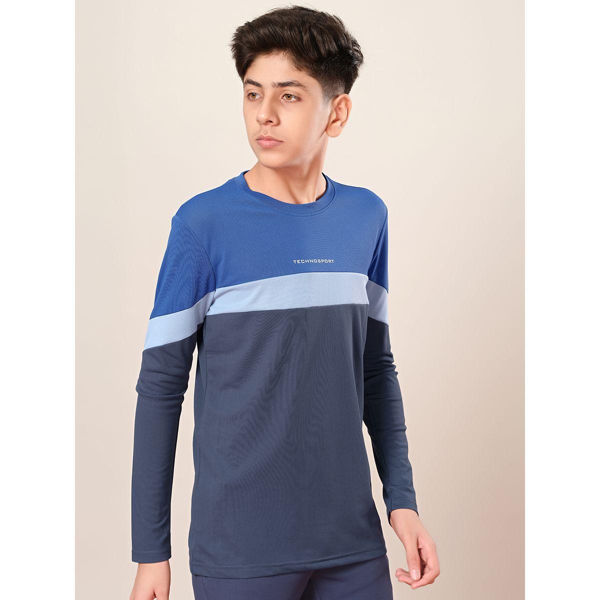 Technosport Color Block Long Sleeve T-Shirt-boys-clothing-tshirtsandpolos-image-2