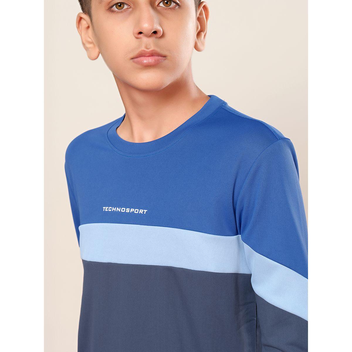Technosport Color Block Long Sleeve T-Shirt-boys-clothing-tshirtsandpolos-image-4