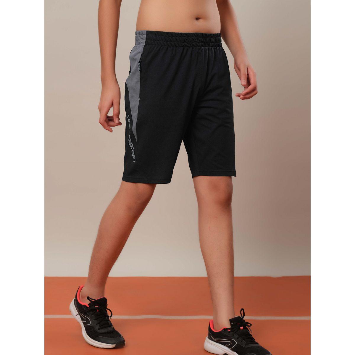 Technosport Color Block Elasticated Waistband Shorts-boys-clothing-bottoms-shorts-image-1