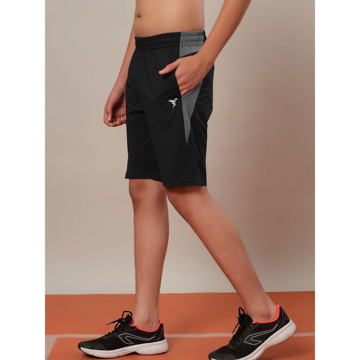 Technosport Color Block Elasticated Waistband Shorts-boys-clothing-bottoms-shorts-image-4