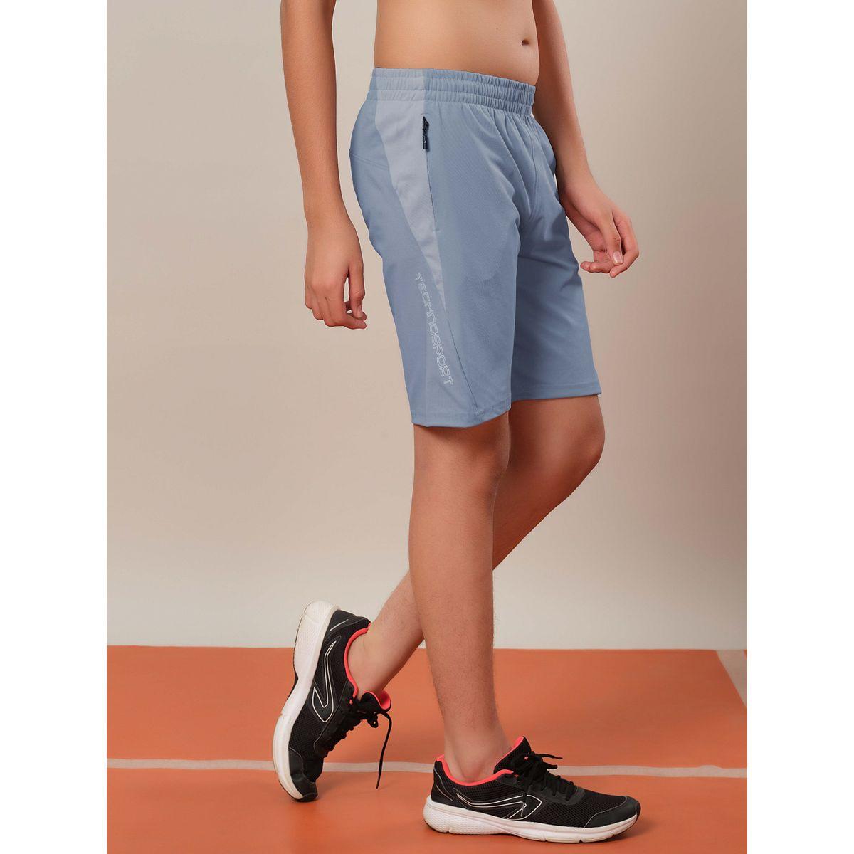Technosport Color Block Elasticated Waistband Shorts-boys-clothing-bottoms-shorts-image-3