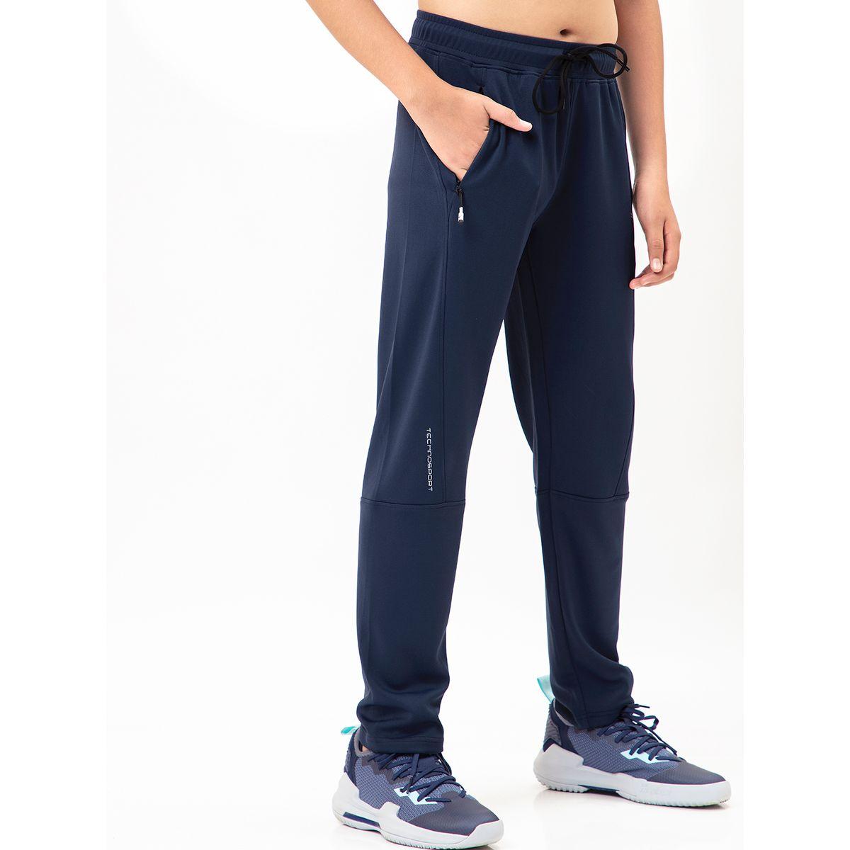 بنطال رياضي سادة بقصة سليم فيت-boys-clothing-sportswear-bottoms-image-2
