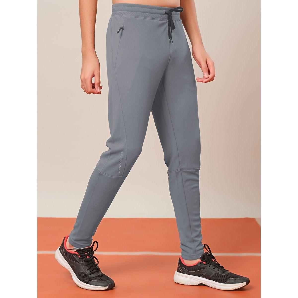 Technosport Solid Slim Fit Sports Track Pants-boys-clothing-sportswear-bottoms-image-4