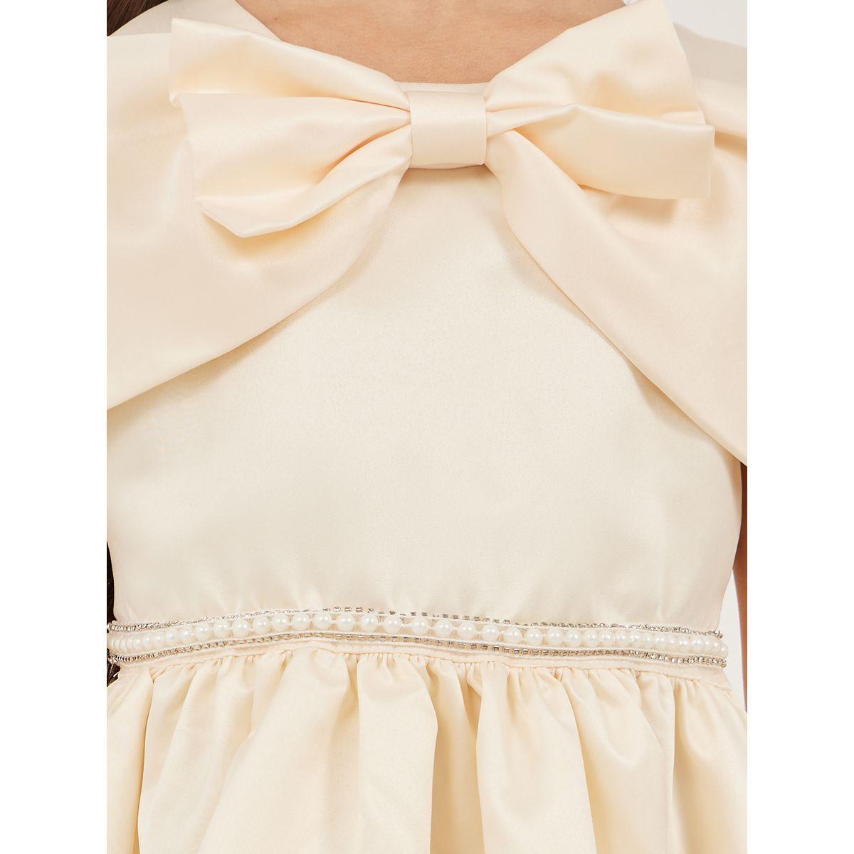 Styli Embellished Bow Detail High Low Dress-girls-clothing-dressesandjumpsuits-image-3