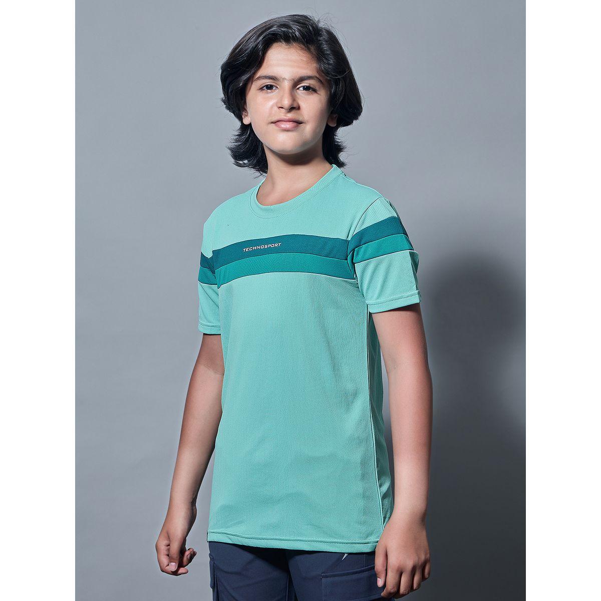 تيشيرت بياقة دائرية مع تفاصيل مُتباينة-boys-clothing-tshirtsandpolos-image-5