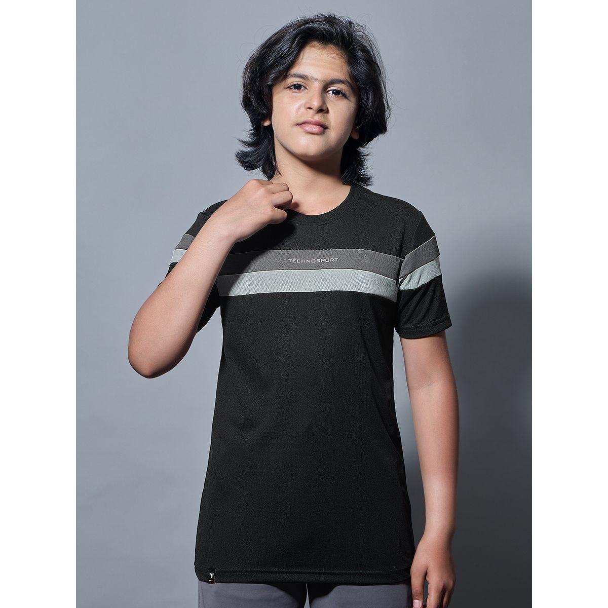 تيشيرت بنمط كتل الالوان وأكمام قصيرة-boys-clothing-tshirtsandpolos-image-2