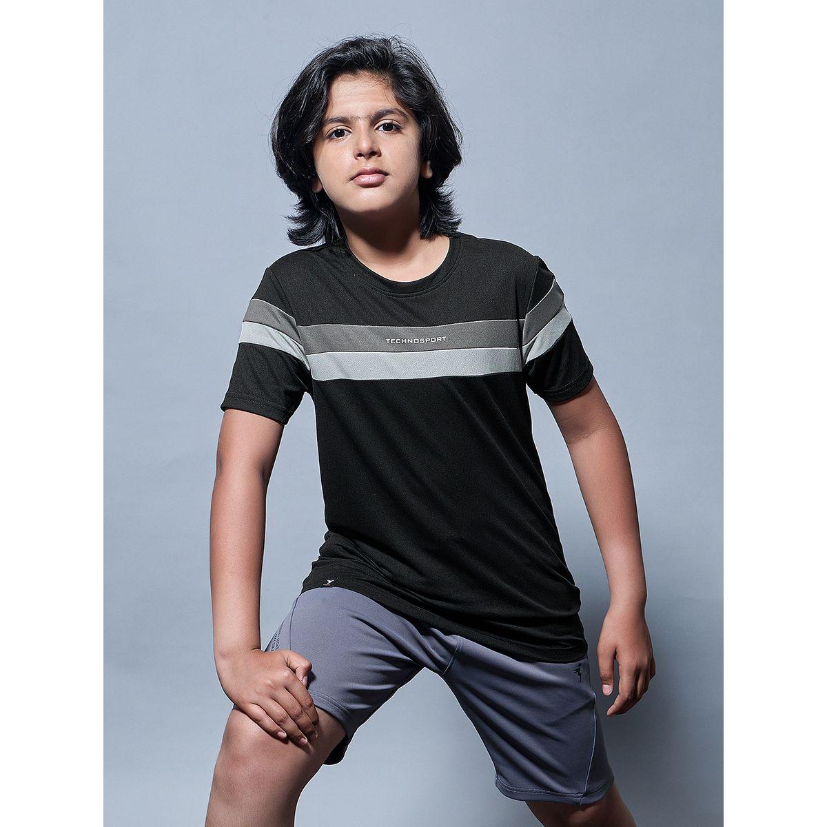 تيشيرت بنمط كتل الالوان وأكمام قصيرة-boys-clothing-tshirtsandpolos-image-4