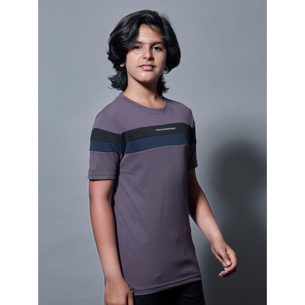 Technosport Color Block Short Sleeves Round Neck T-Shirt-boys-clothing-tshirtsandpolos-image-2