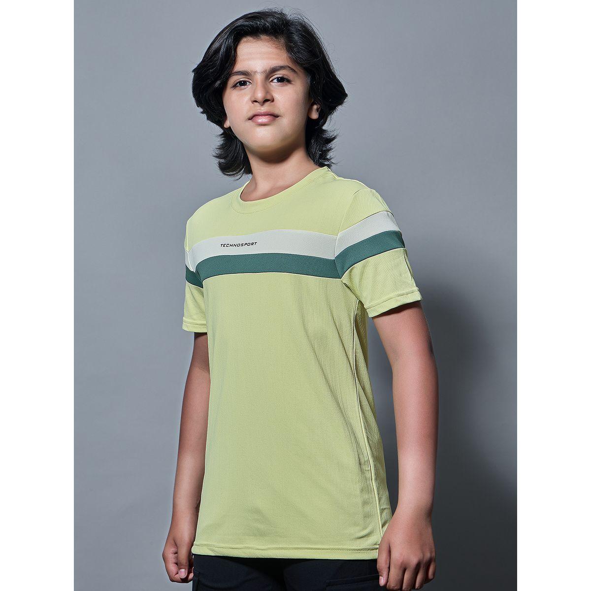 تيشيرت بياقة دائرية مع تفاصيل مُتباينة-boys-clothing-tshirtsandpolos-image-3