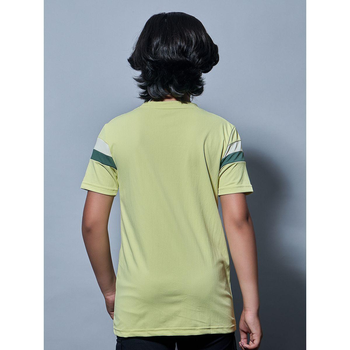 Technosport Boys Contrast Panel Crew Neck T-Shirt-boys-clothing-tshirtsandpolos-image-4