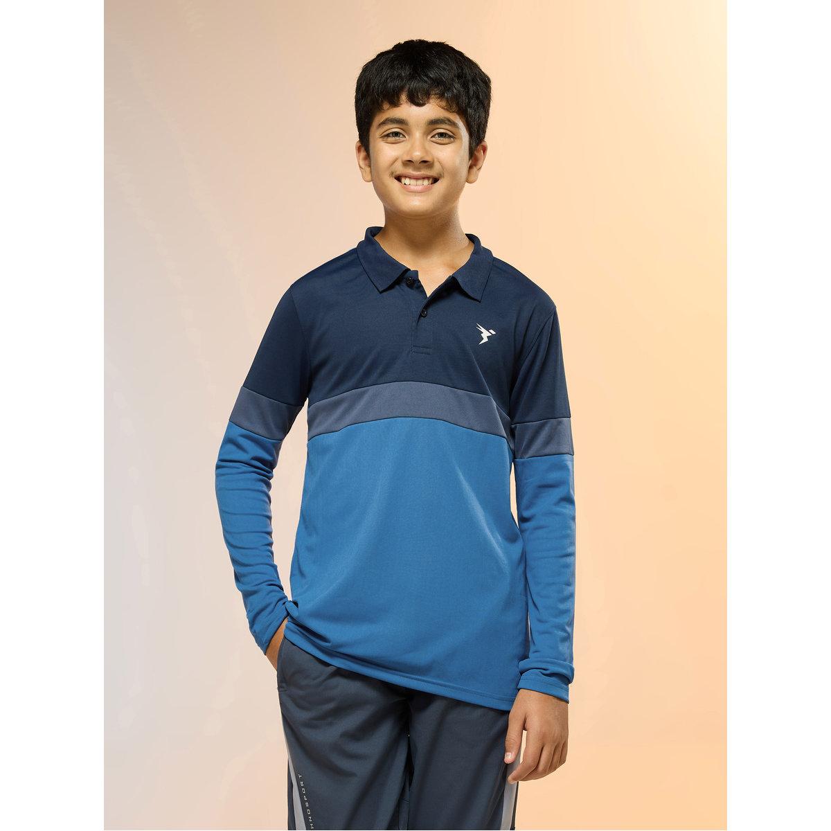 Technosport Teen Color Block Slim Fit Polo-boys-clothing-tshirtsandpolos-image-1