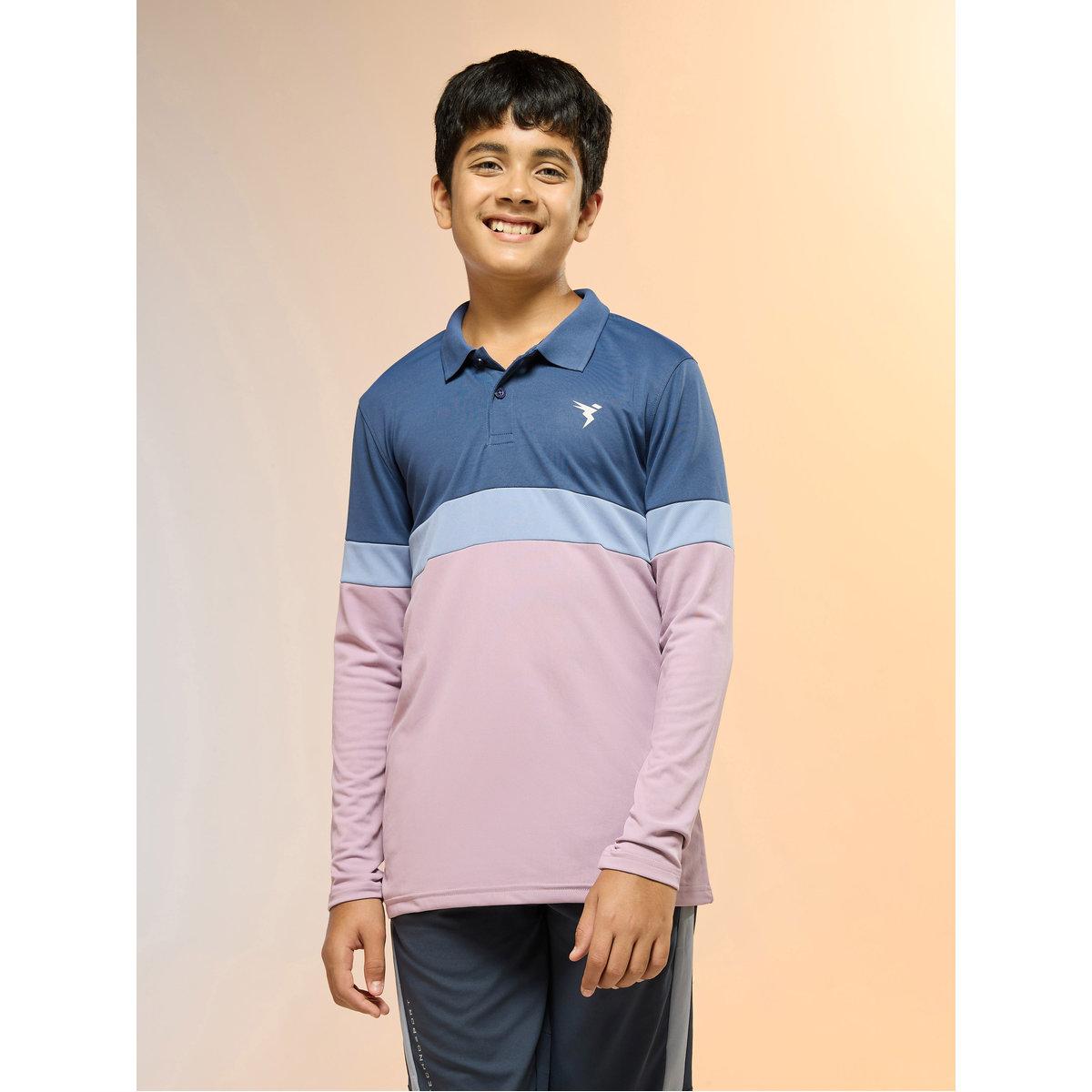 Technosport Teen Color Block Slim Fit Polo-boys-clothing-tshirtsandpolos-image-1